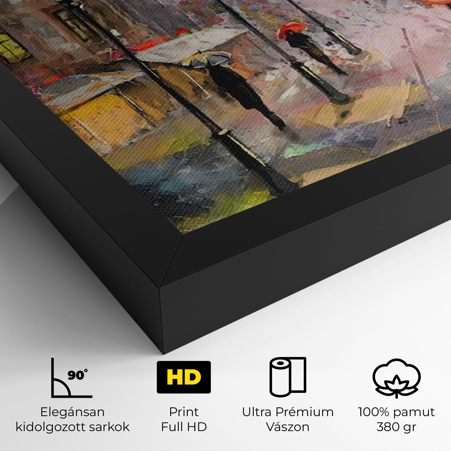 Vászonkép Paris Colours mockup 4