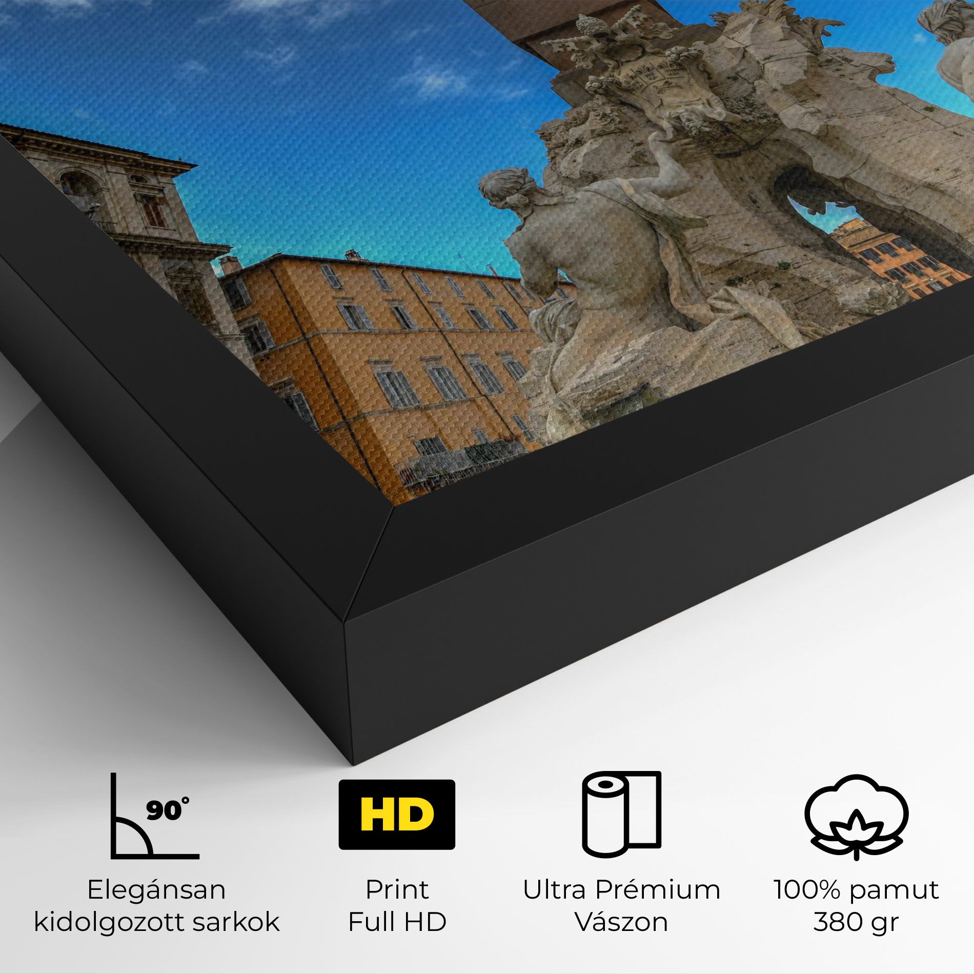 Piazza Navona Italy mockup 4