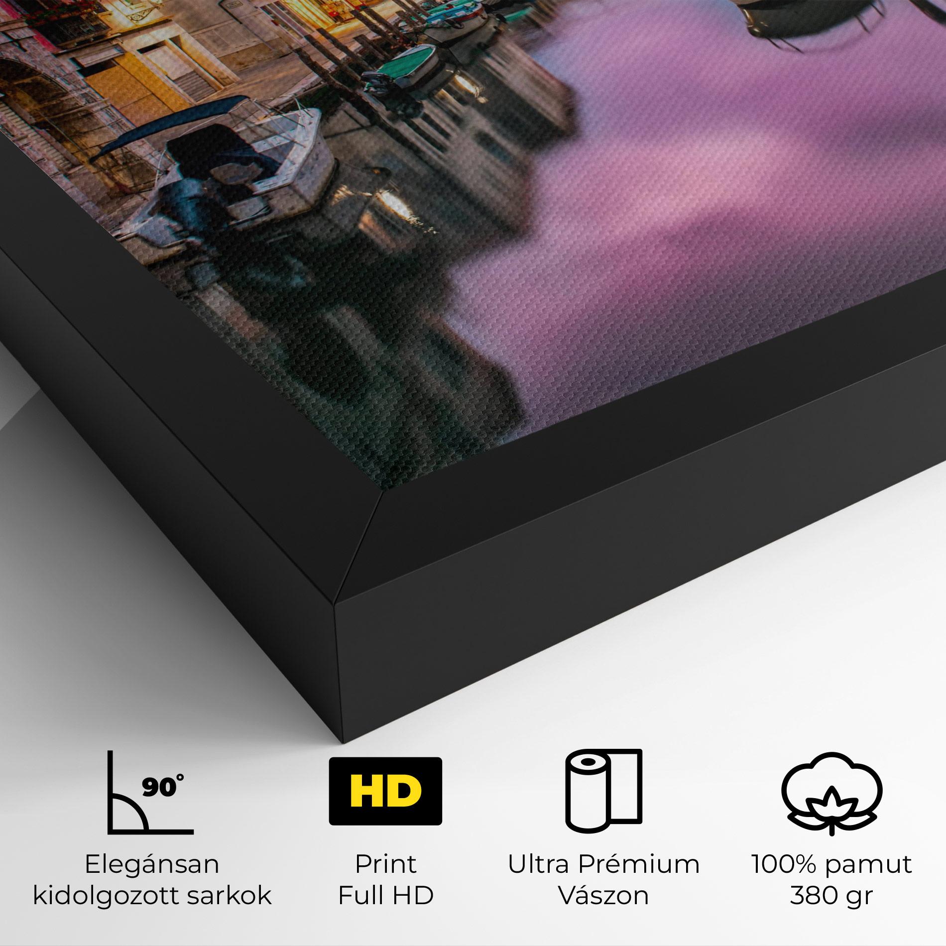 Vászonkép Purple Light Venecia mockup 4