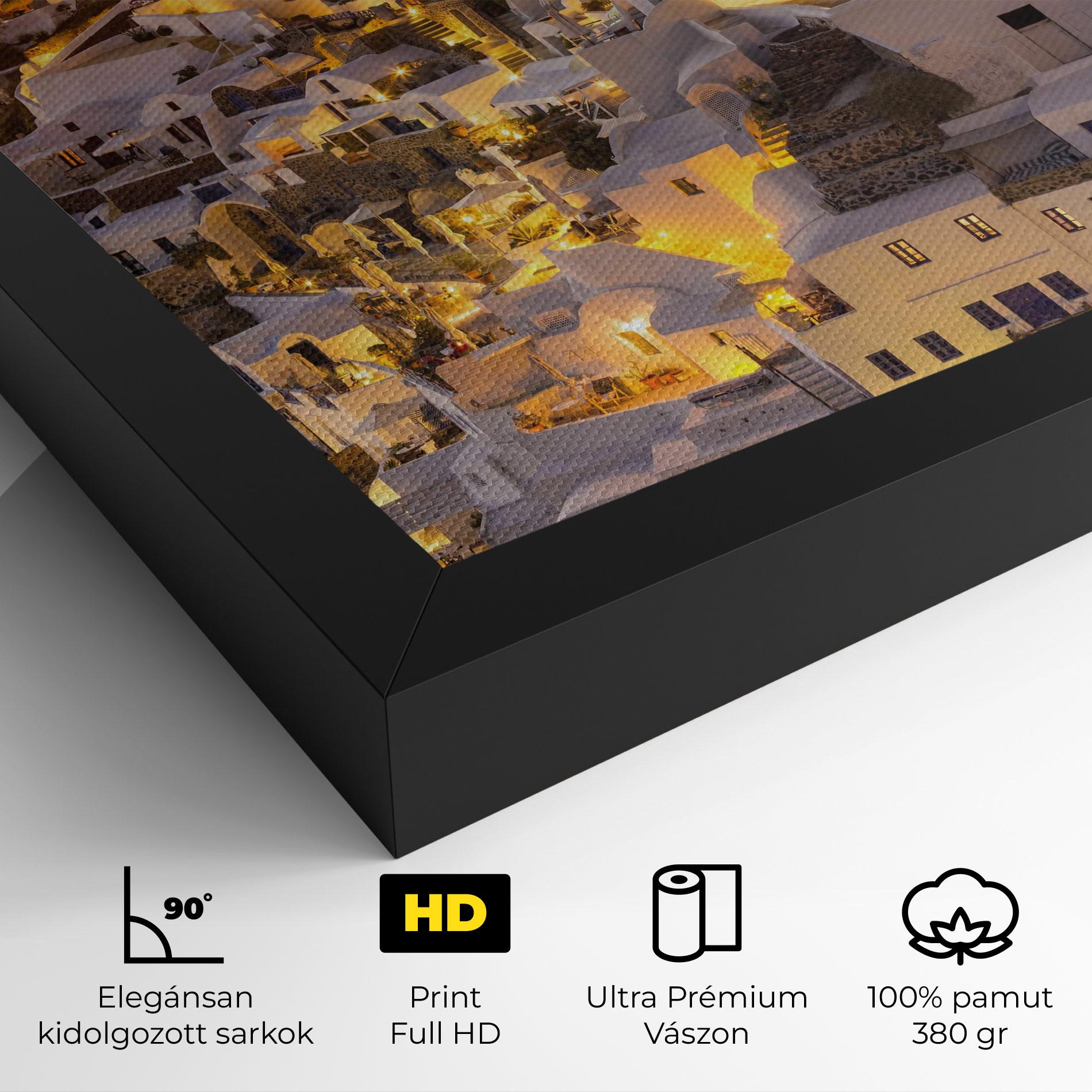 Vászonkép Santorini Greece mockup 4