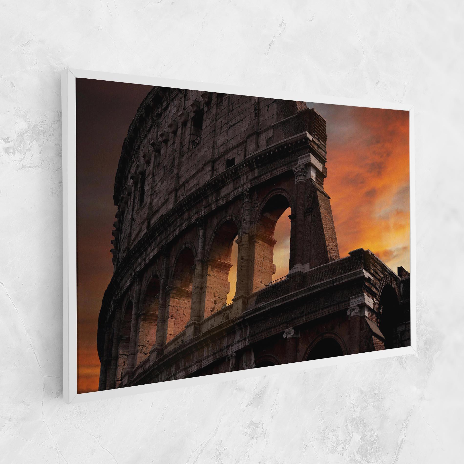 Vászonkép Colosseum Sunset mockup 1