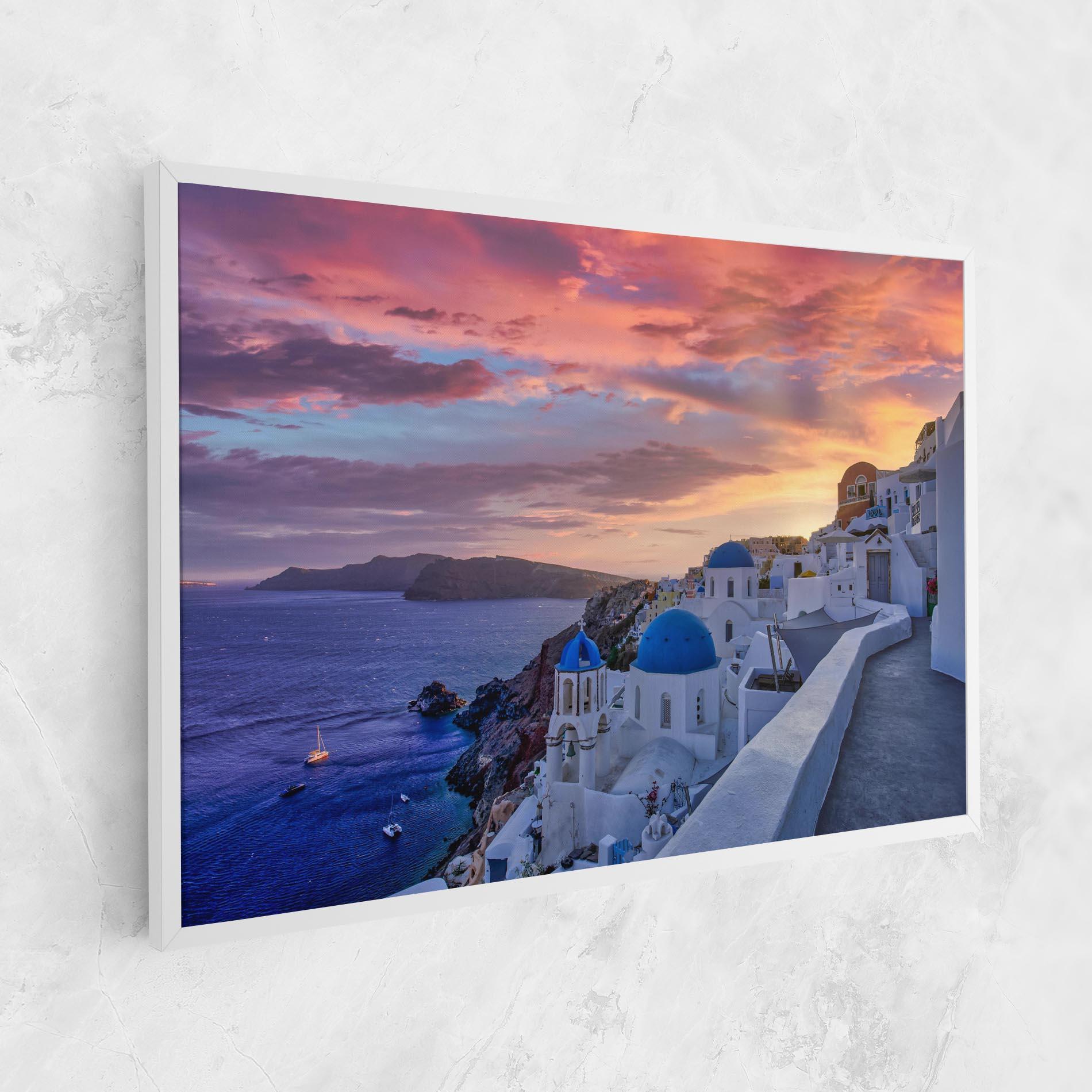 Vászonkép Santorini View mockup 1