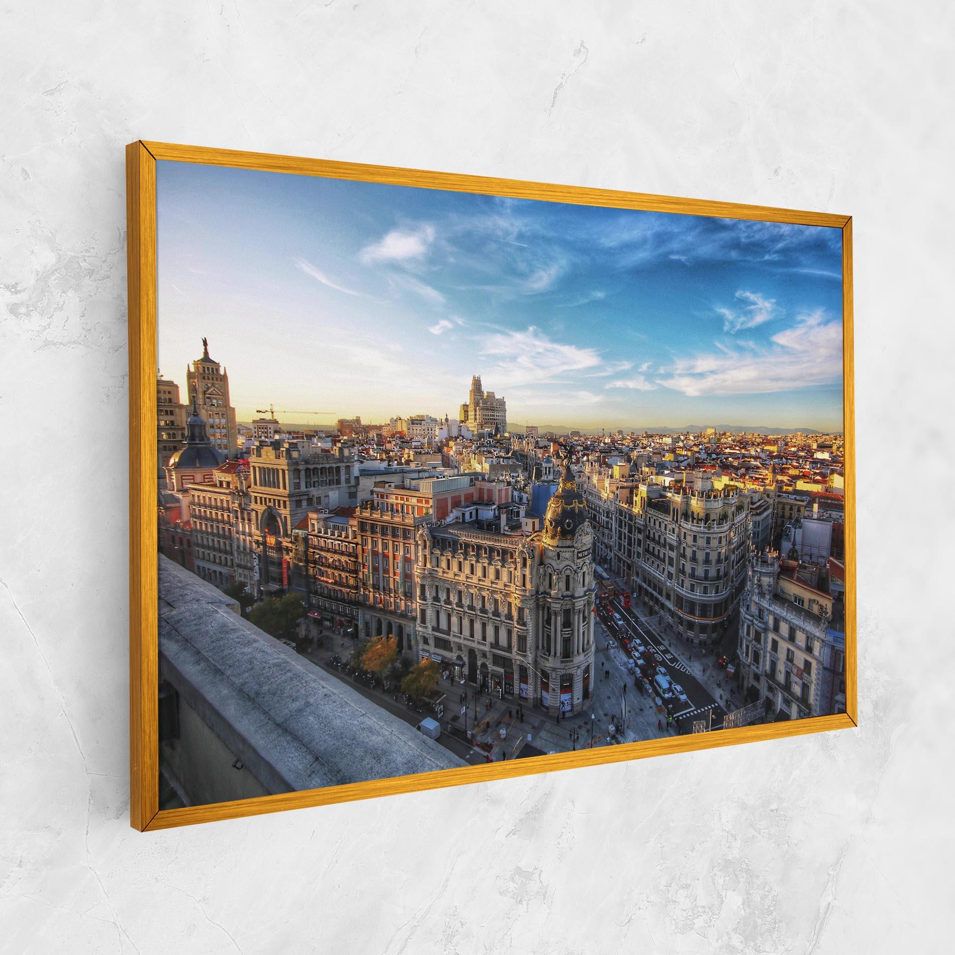 Vászonkép Madrid View mockup 1