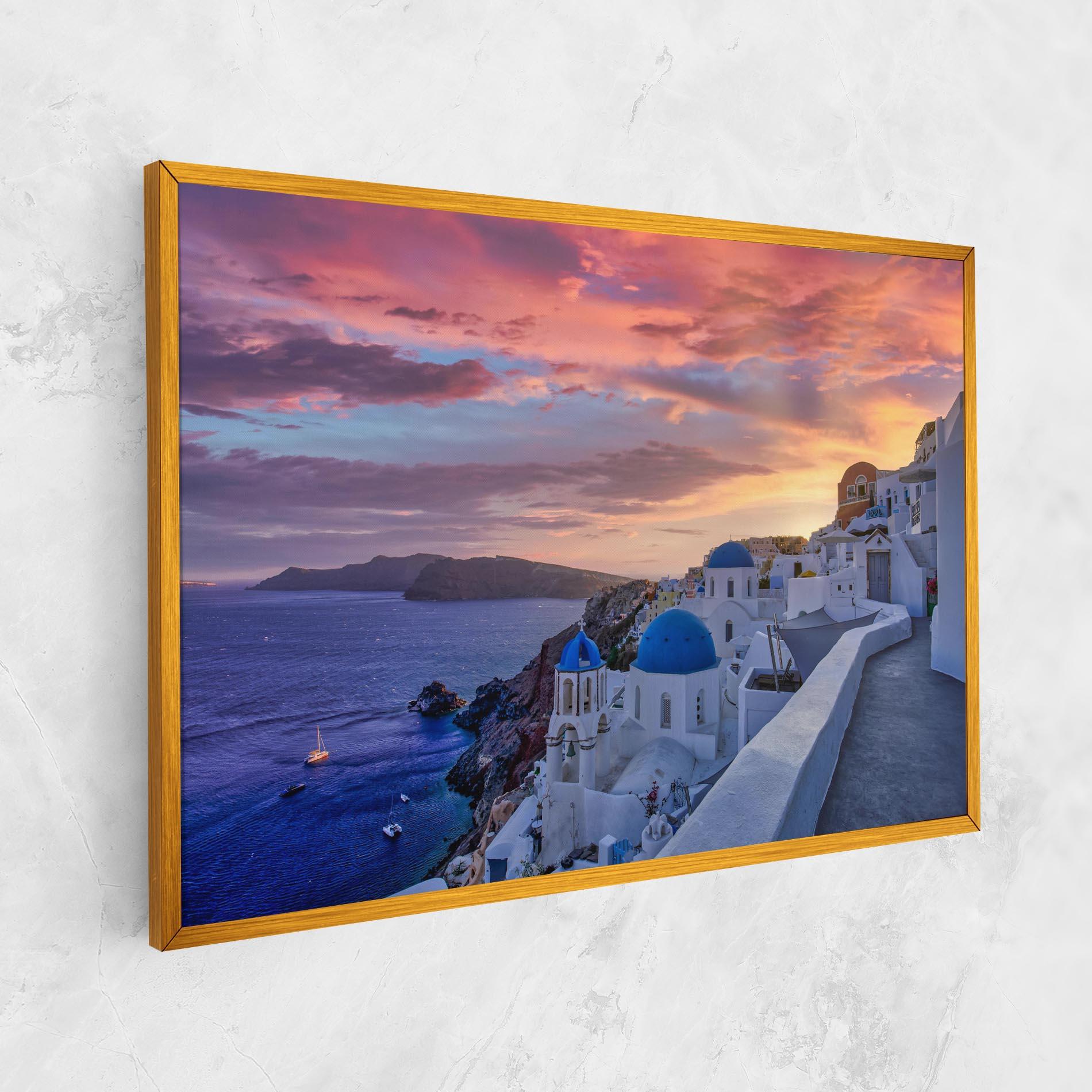 Vászonkép Santorini View mockup 1