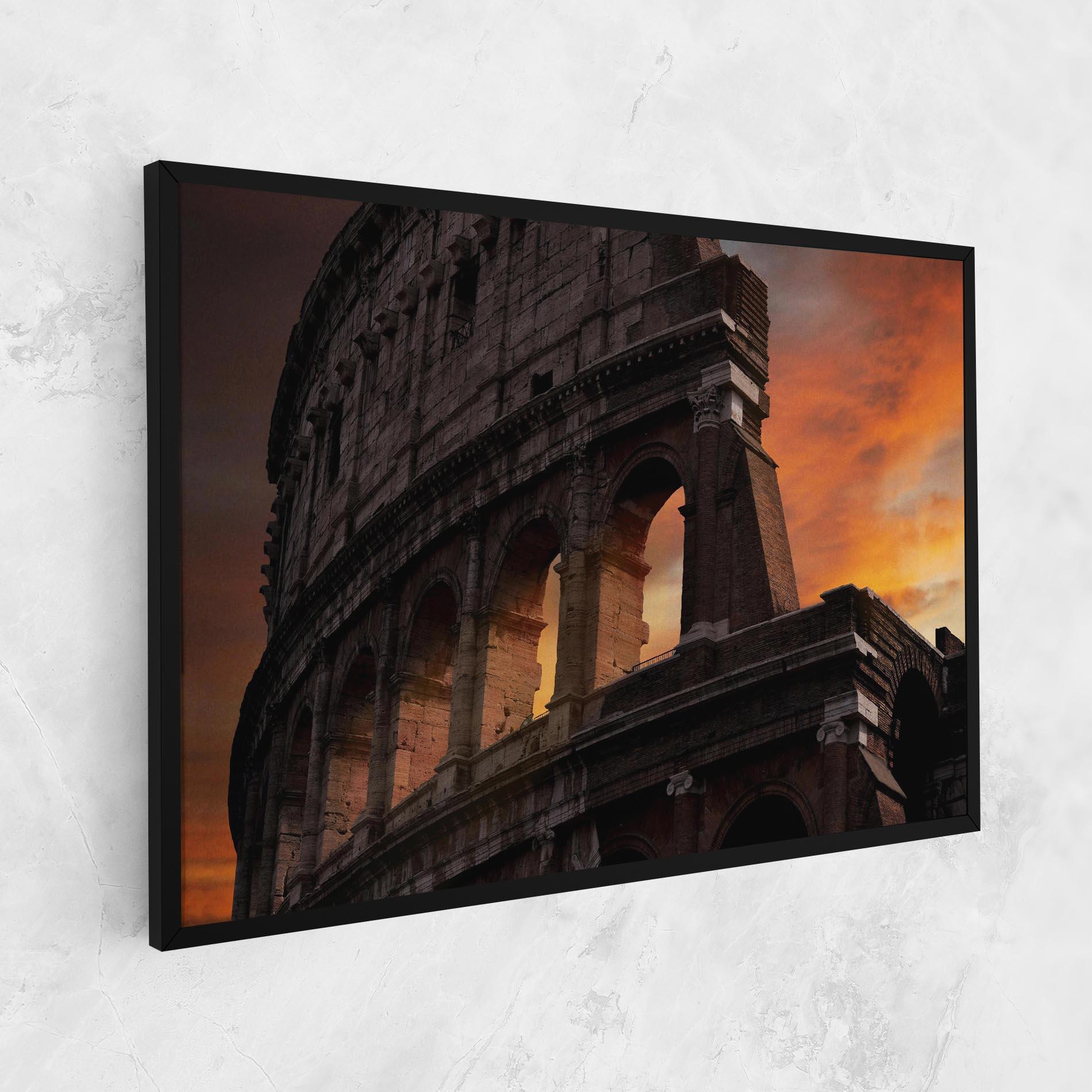Vászonkép Colosseum Sunset mockup 1