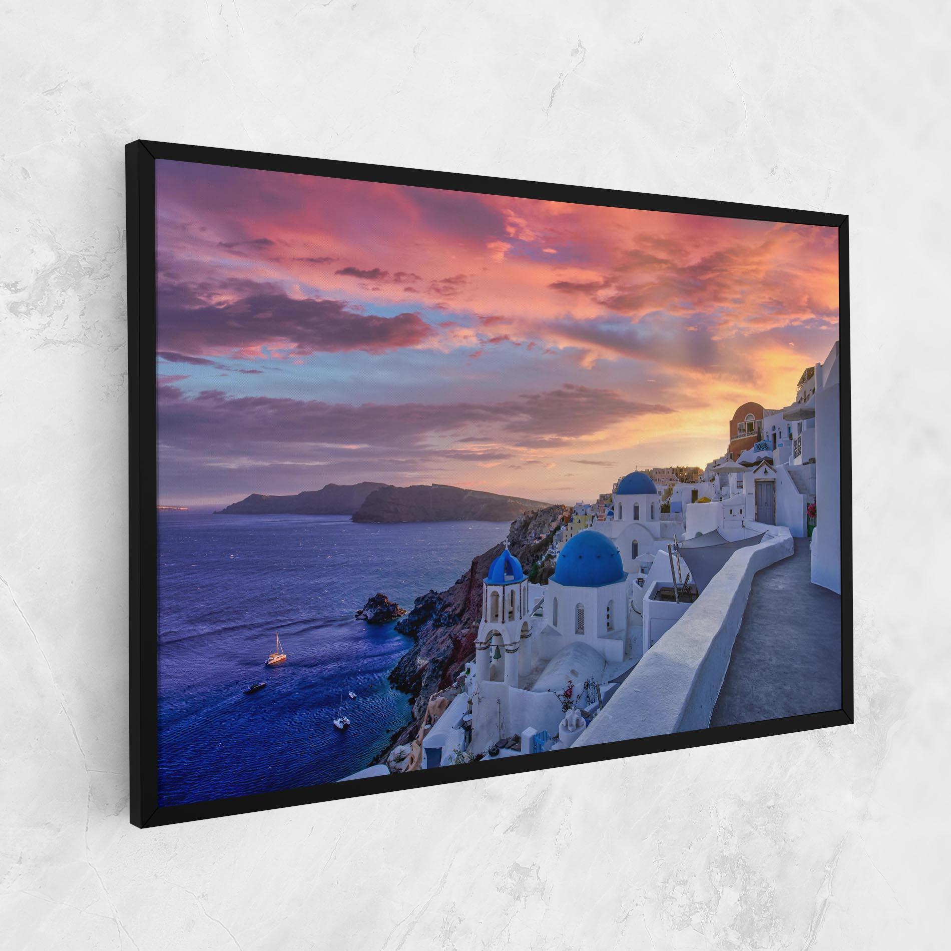 Vászonkép Santorini View mockup 1