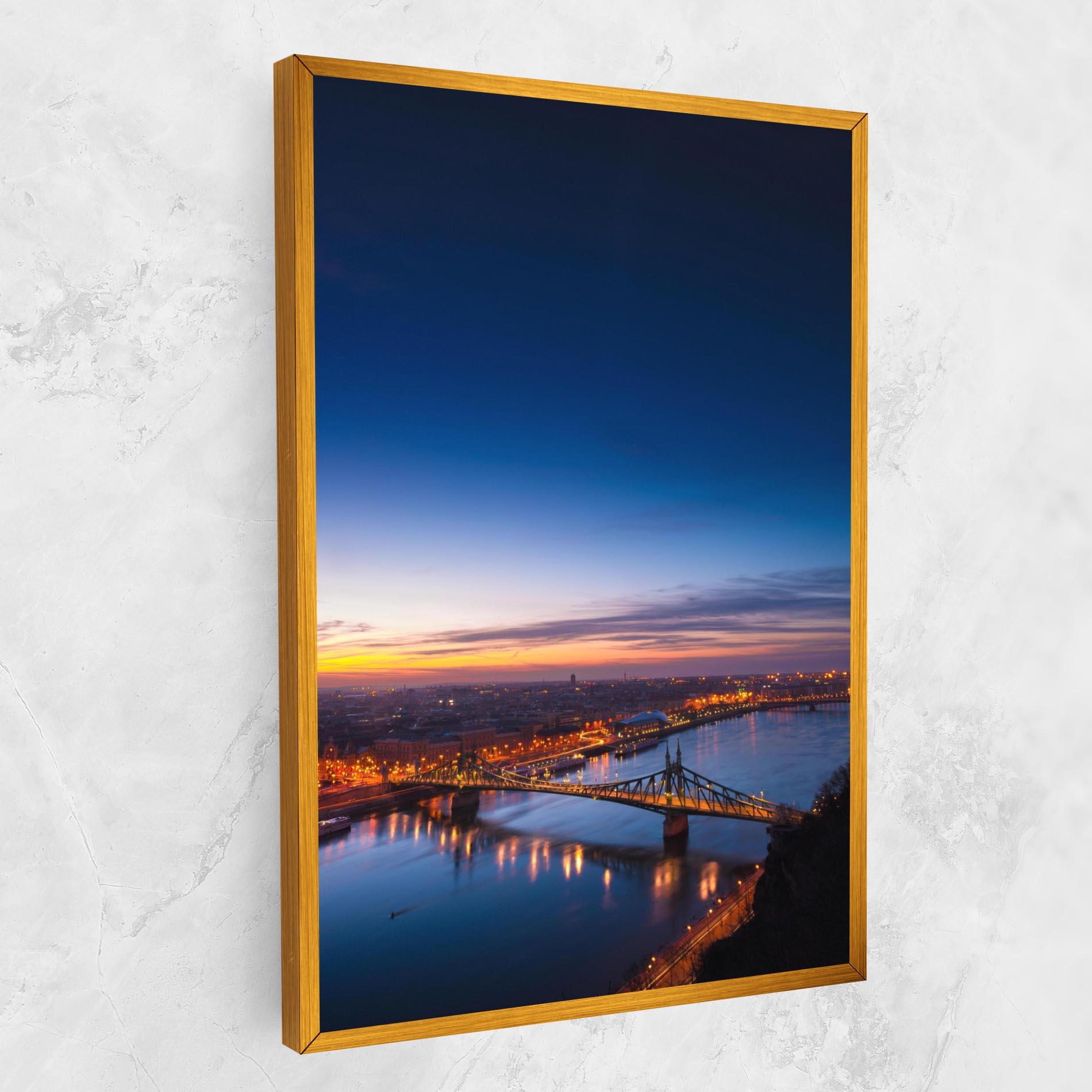 Vászonkép Budapest Sunset mockup 1
