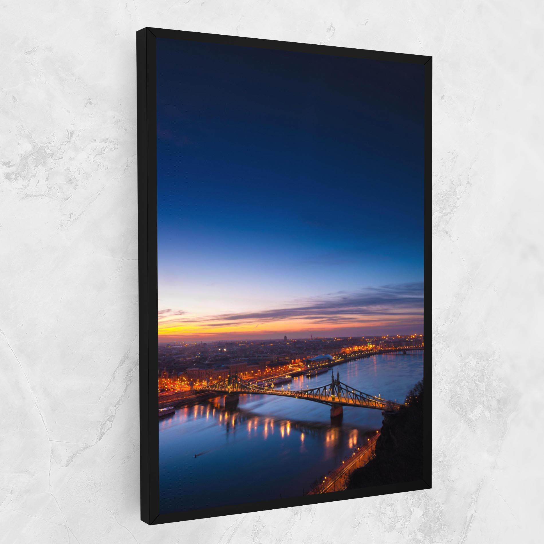 Vászonkép Budapest Sunset mockup 1