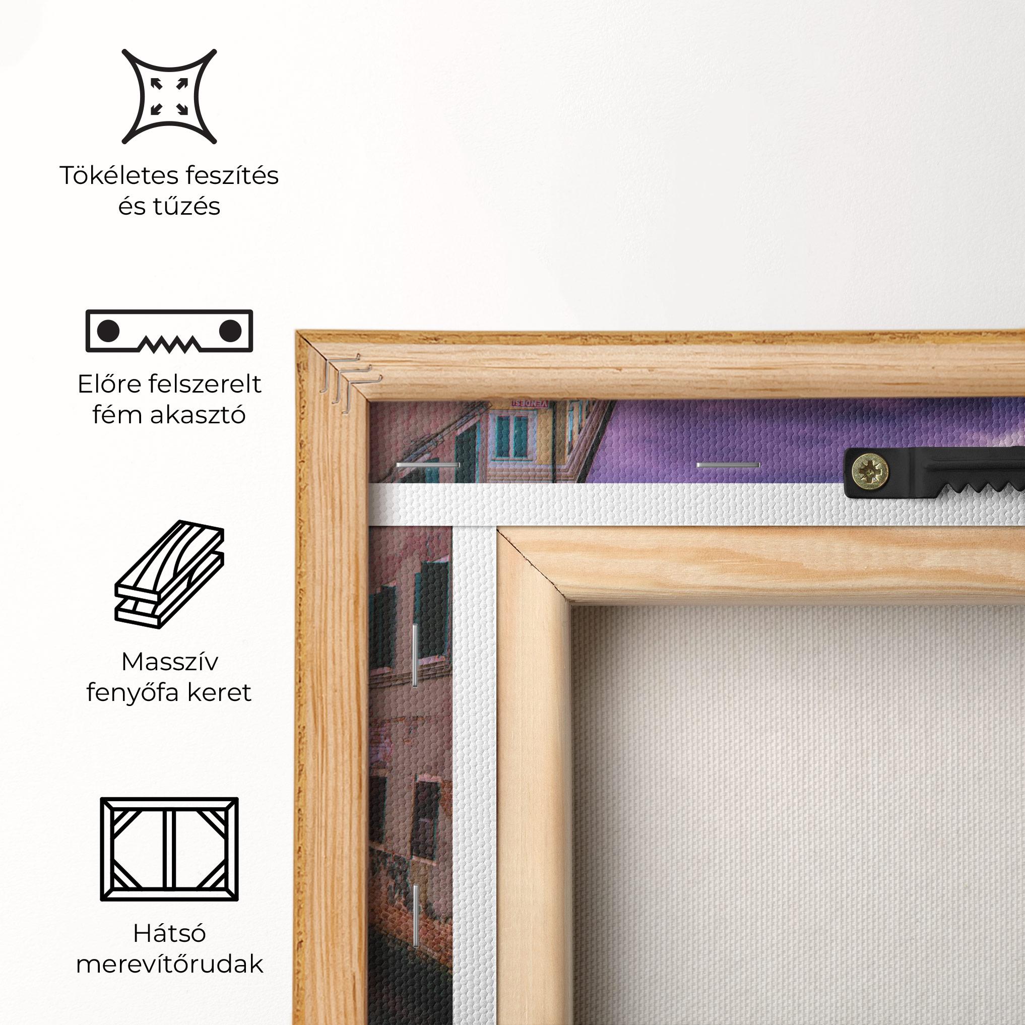 Vászonkép Purple Light Venecia mockup 5