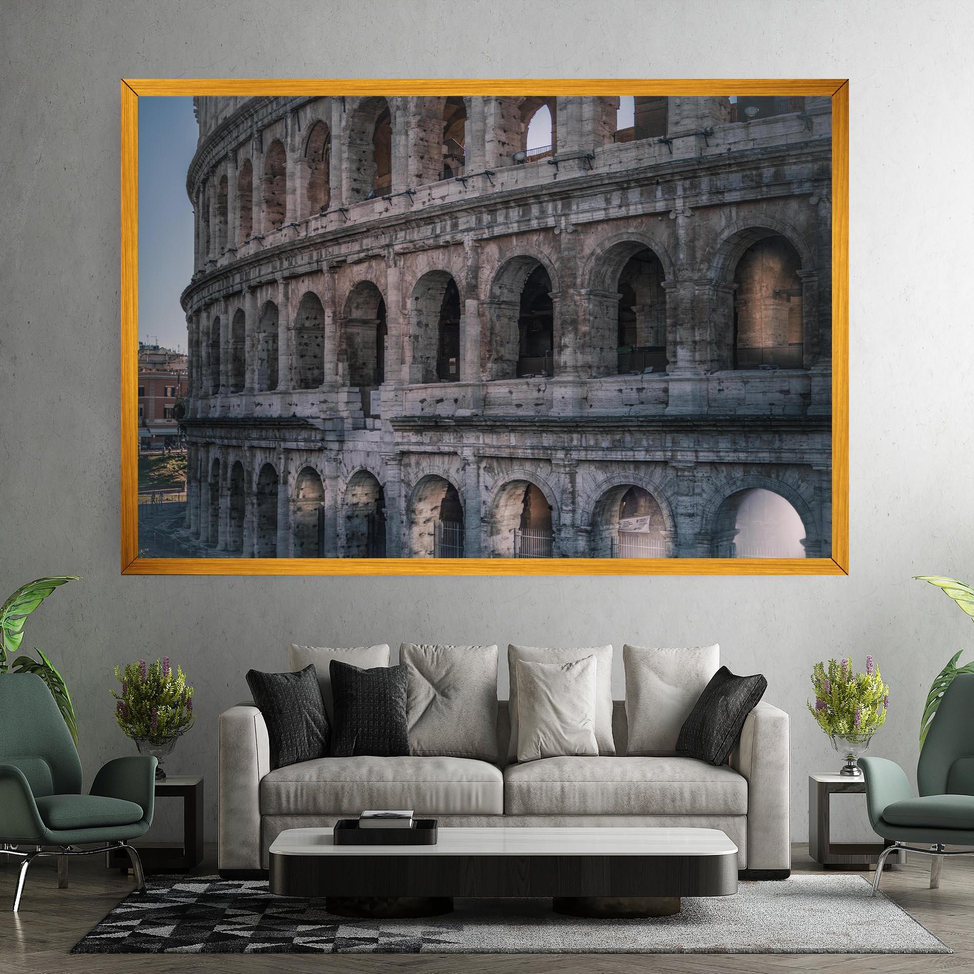 Vászonkép Colosseum Roma mockup 7