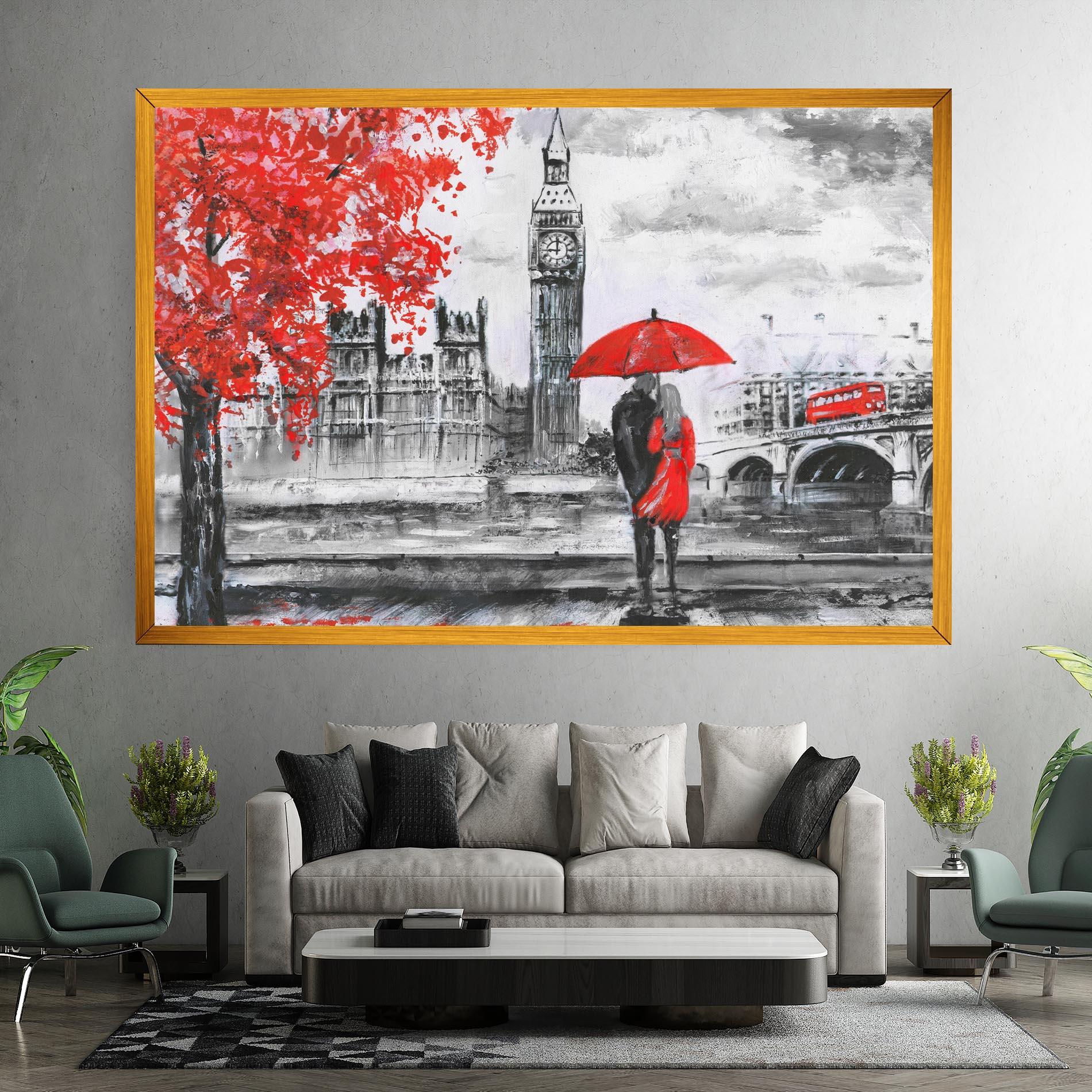 Vászonkép London Love mockup 7