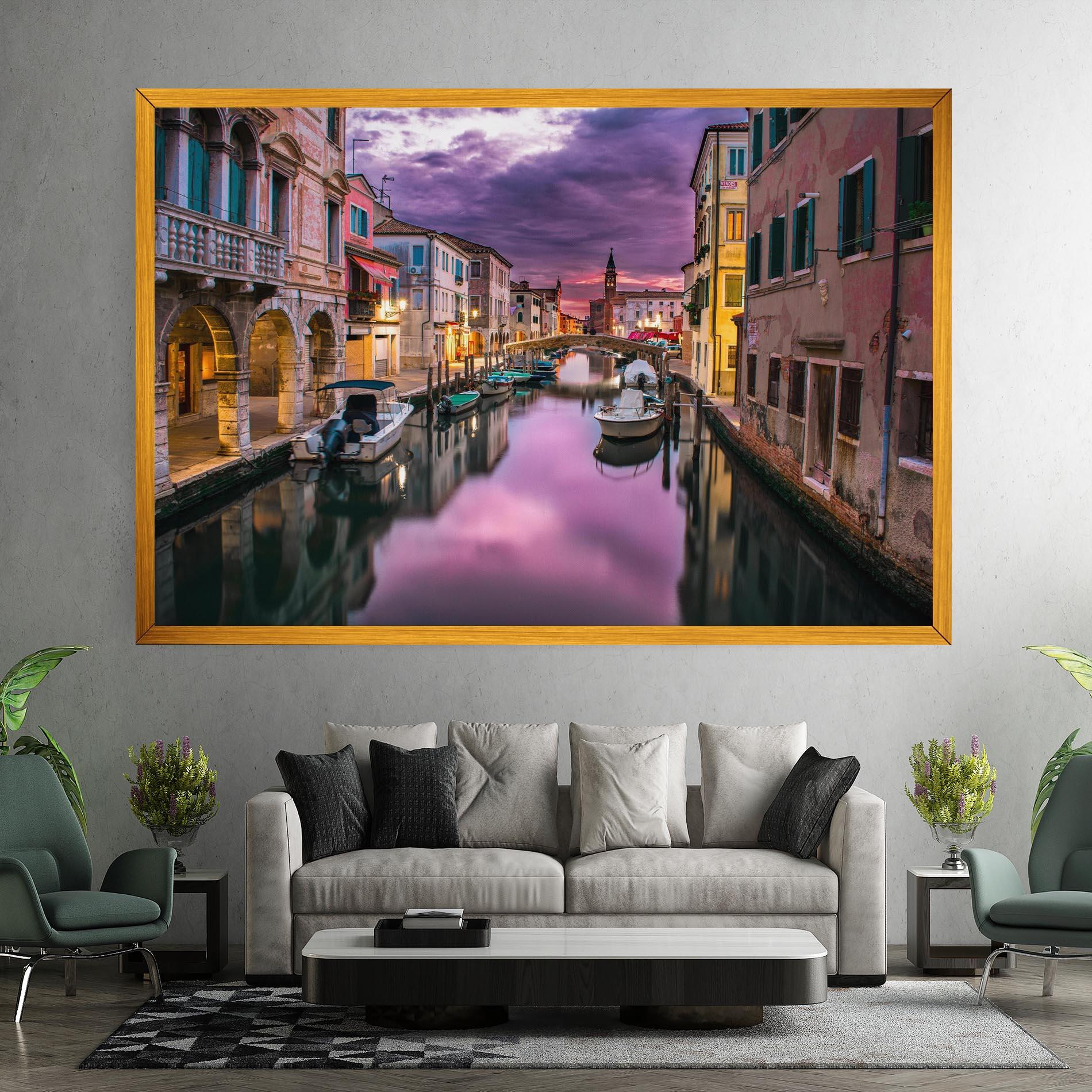 Vászonkép Purple Light Venecia mockup 7