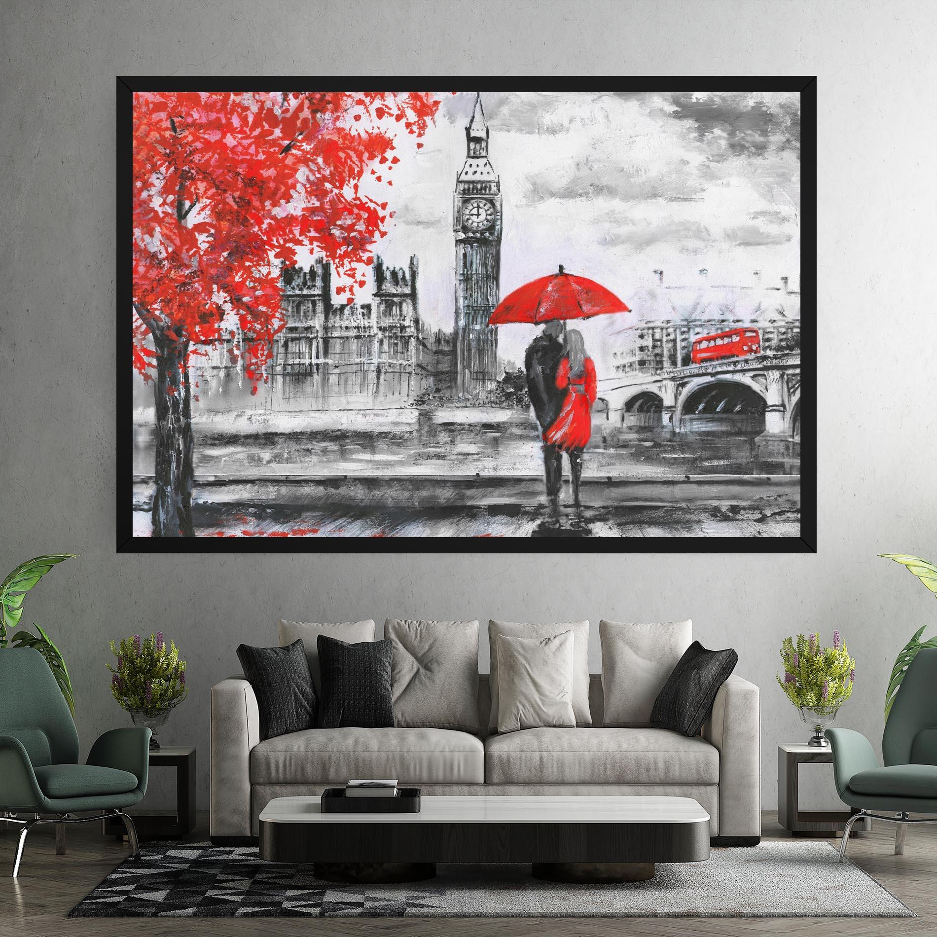 Vászonkép London Love mockup 7