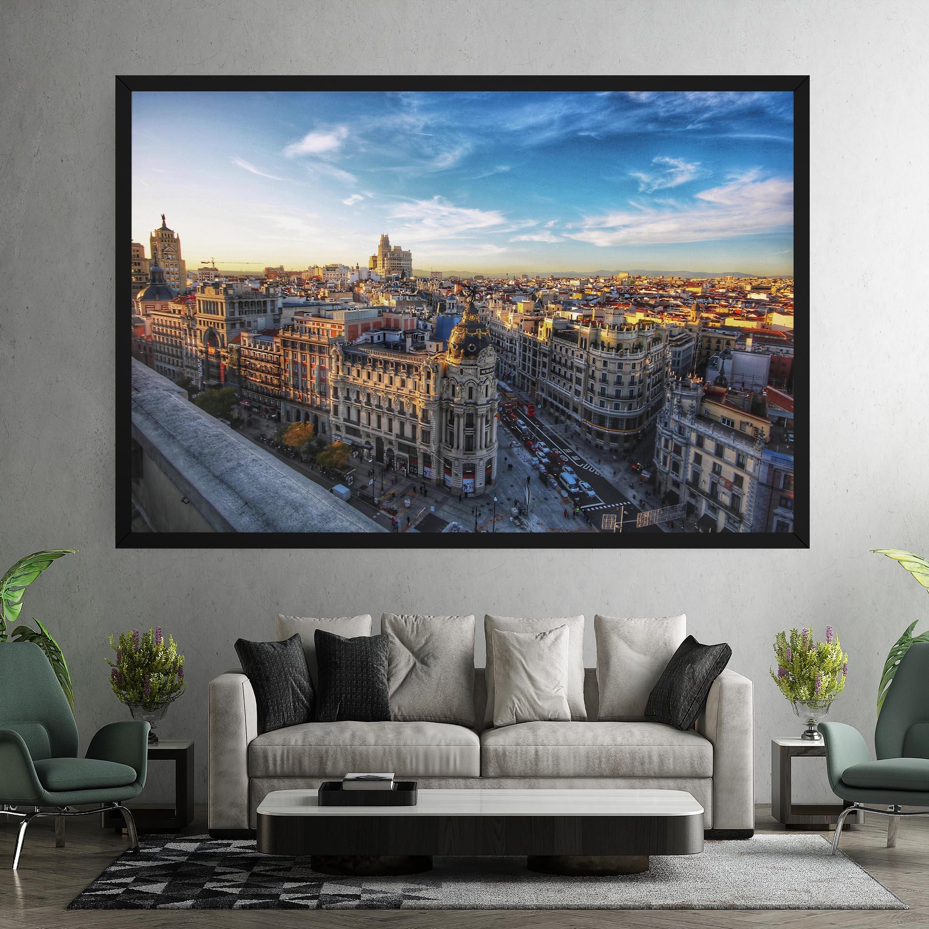 Vászonkép Madrid View mockup 7