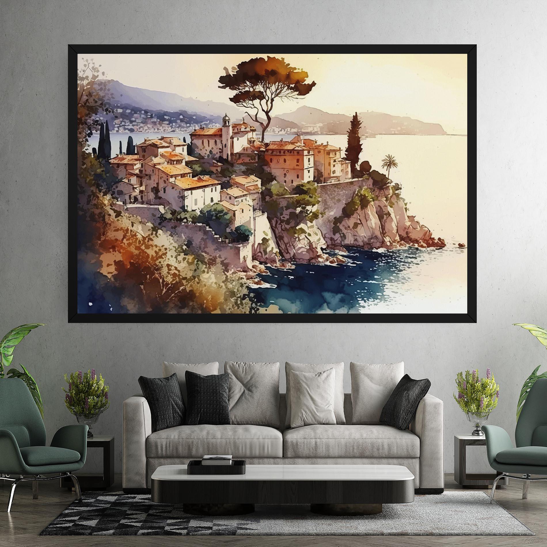 Vászonkép Stunning View Painting mockup 7
