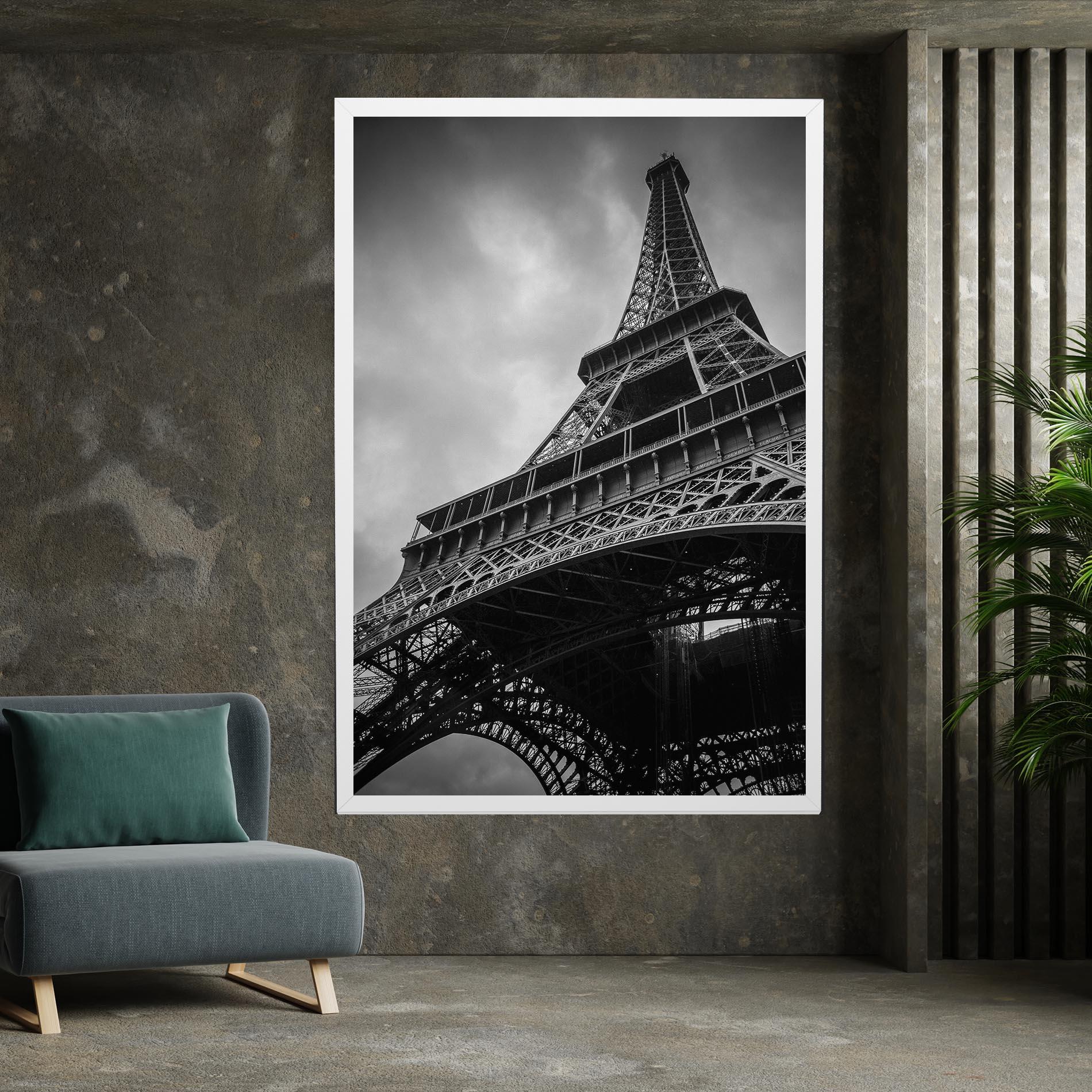 Vászonkép Eiffel Grey Tower mockup 7