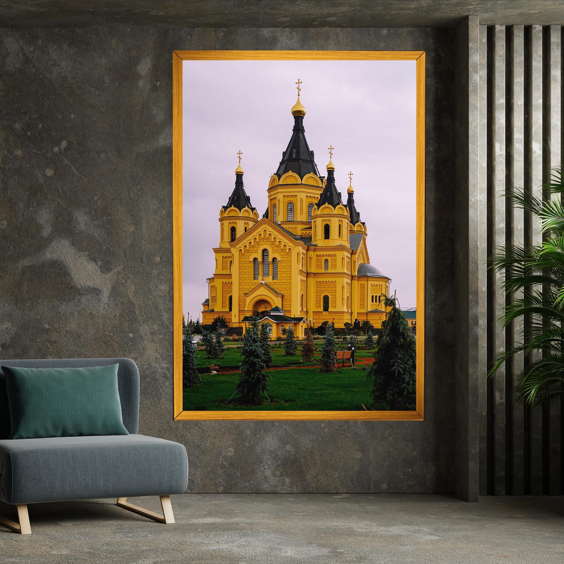 Vászonkép Nevsky Cathedral mockup 7