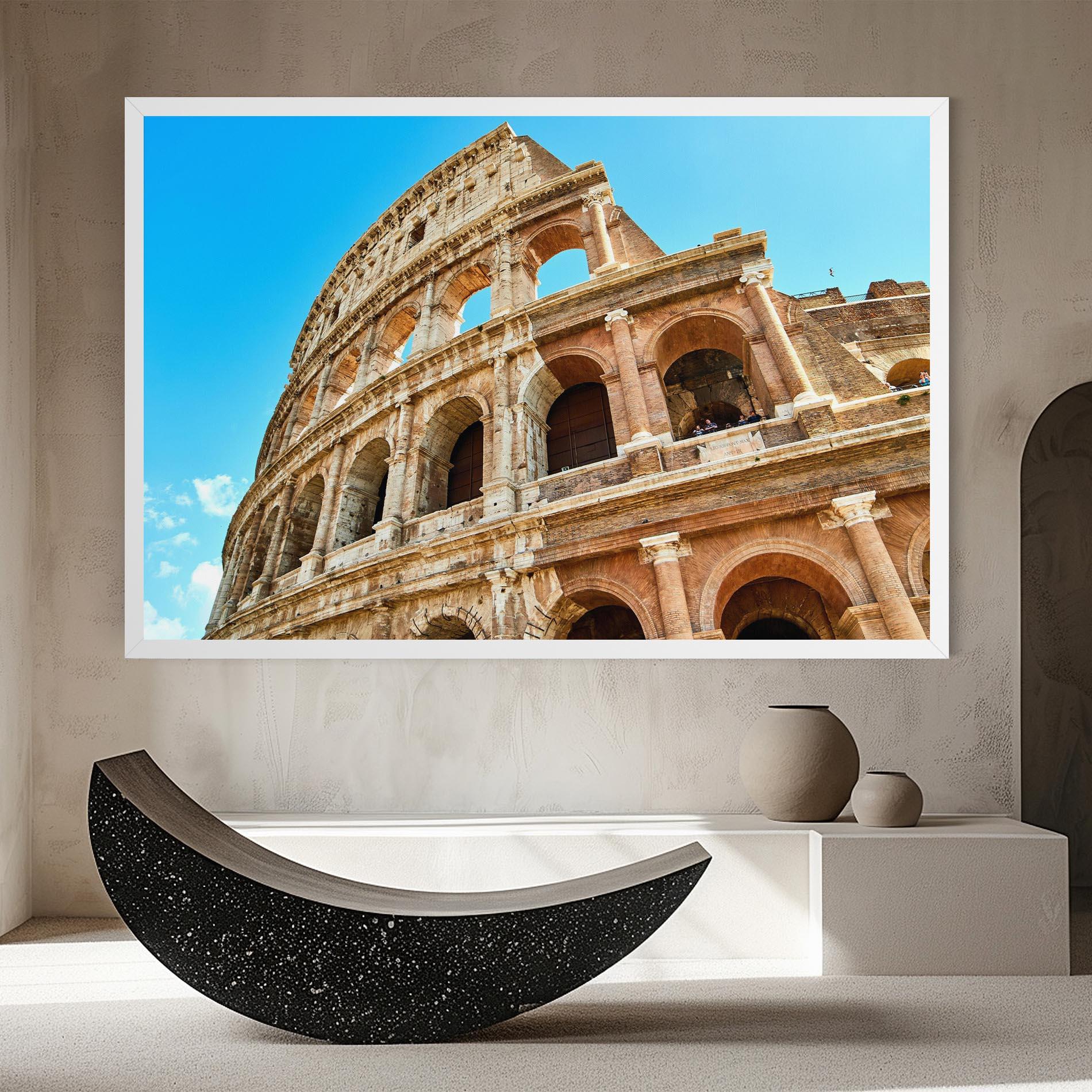 Vászonkép Close Colosseum mockup 8