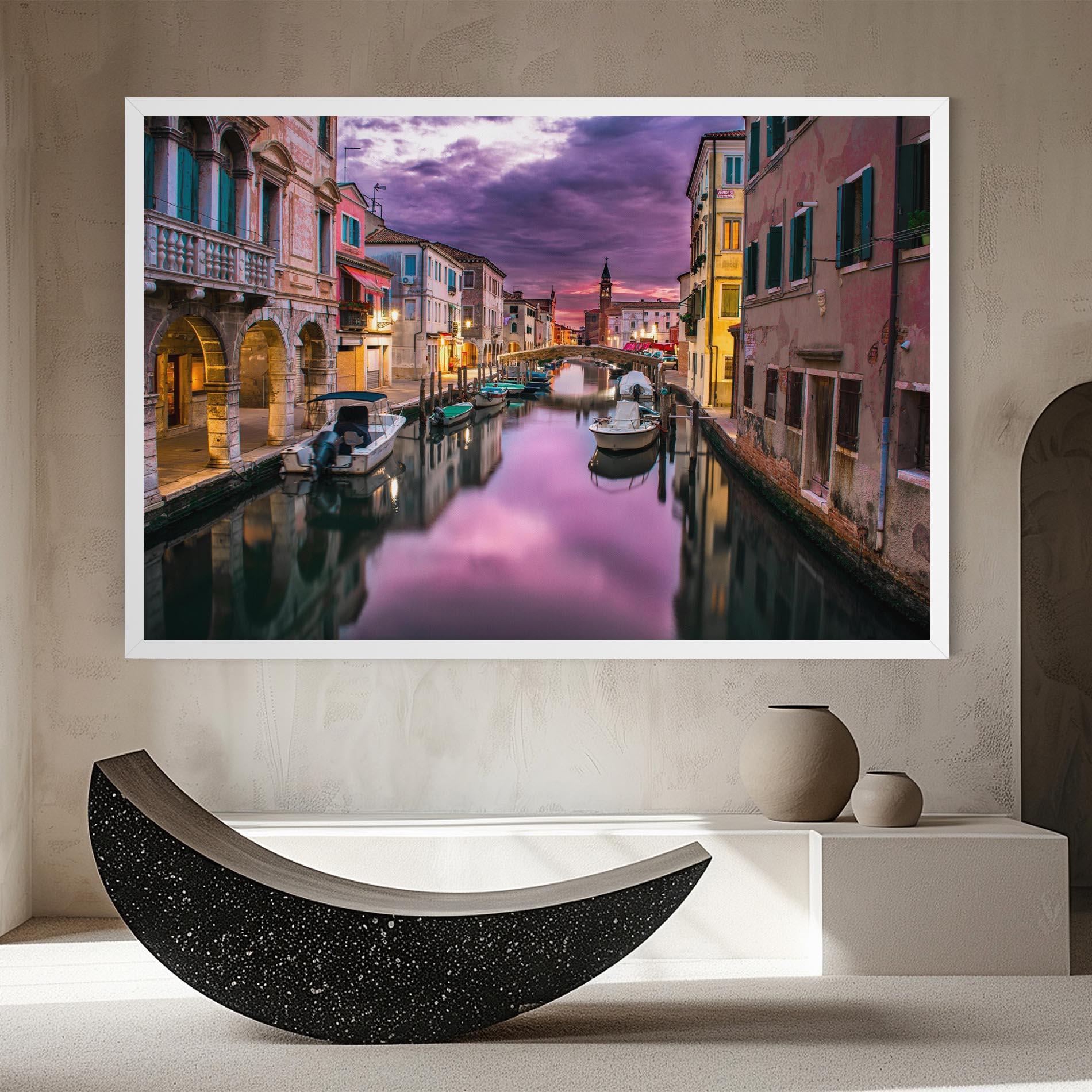 Vászonkép Purple Light Venecia mockup 8