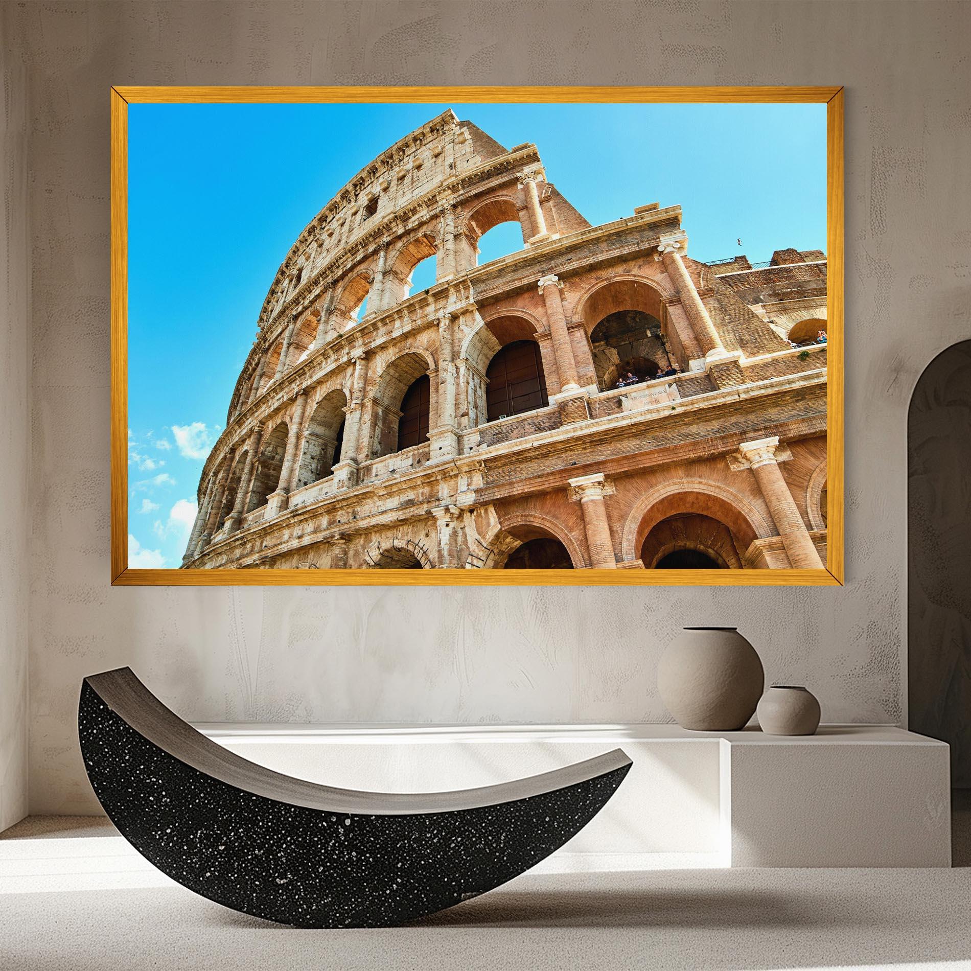 Vászonkép Close Colosseum mockup 8