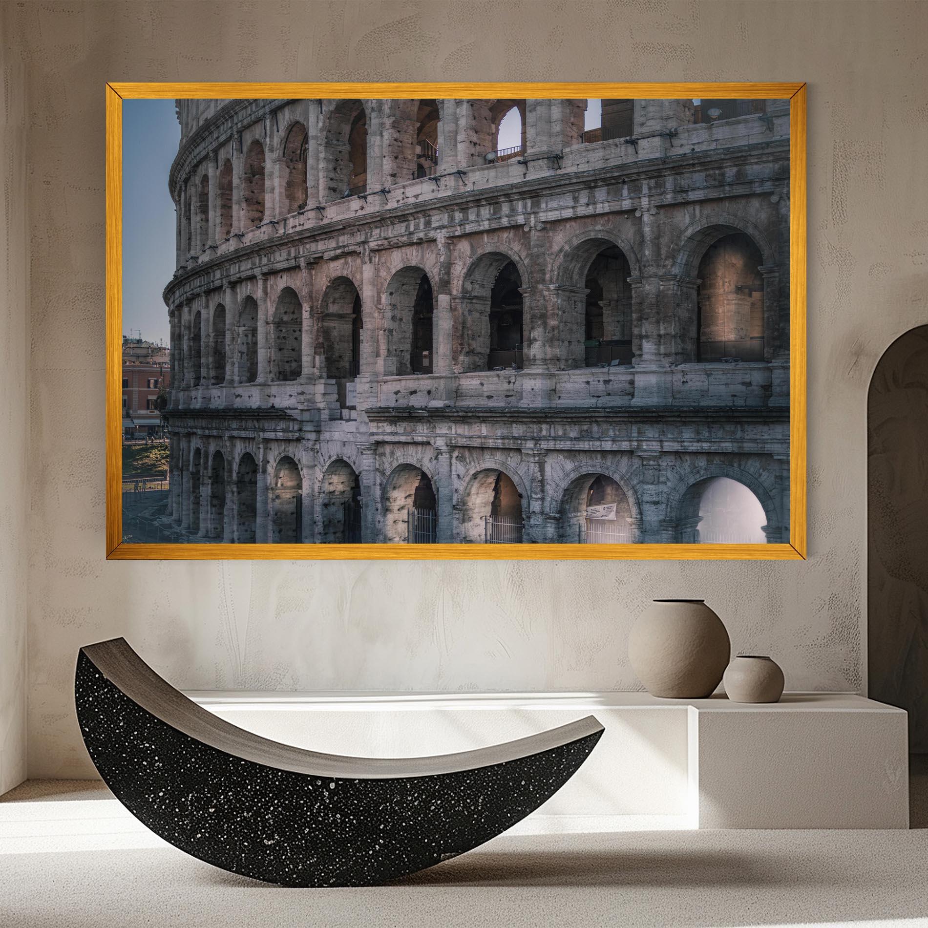 Vászonkép Colosseum Roma mockup 8