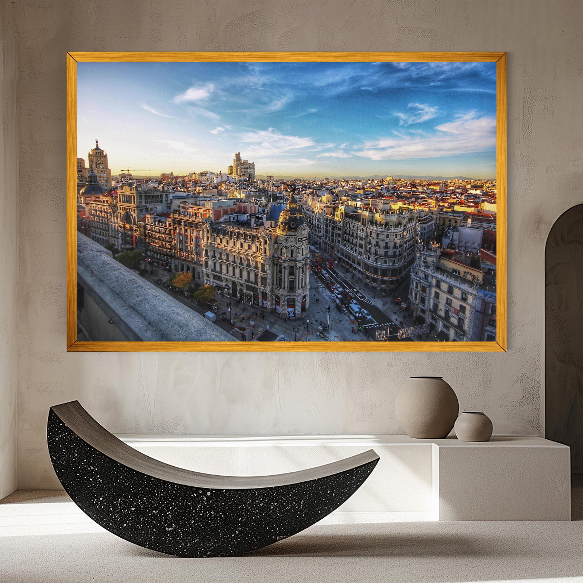 Vászonkép Madrid View mockup 8