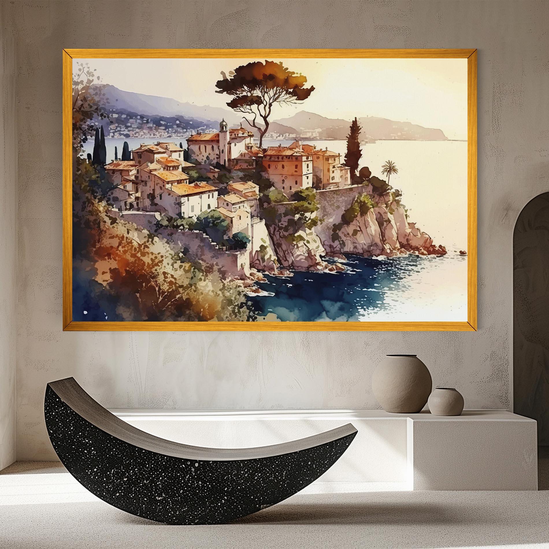 Vászonkép Stunning View Painting mockup 8
