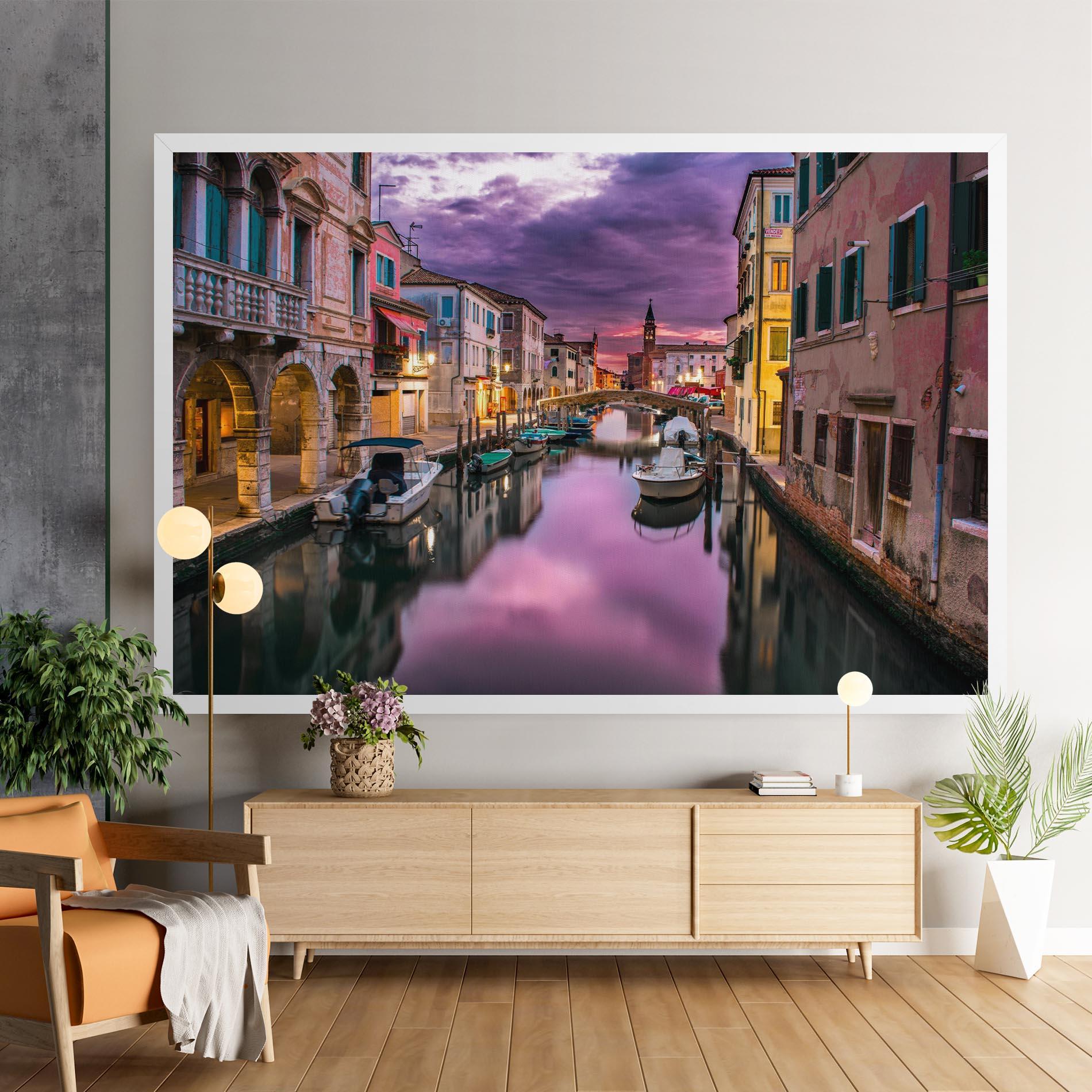 Vászonkép Purple Light Venecia mockup 9