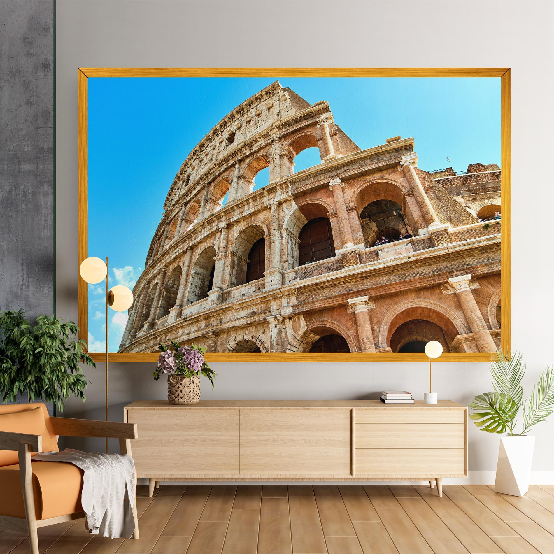 Vászonkép Close Colosseum mockup 9