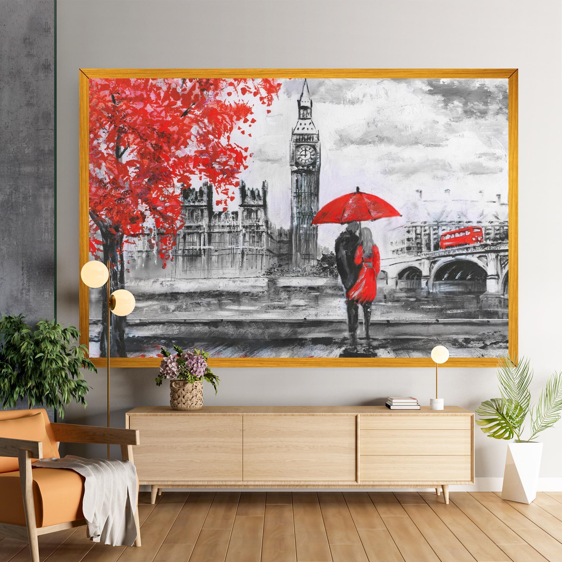 Vászonkép London Love mockup 9