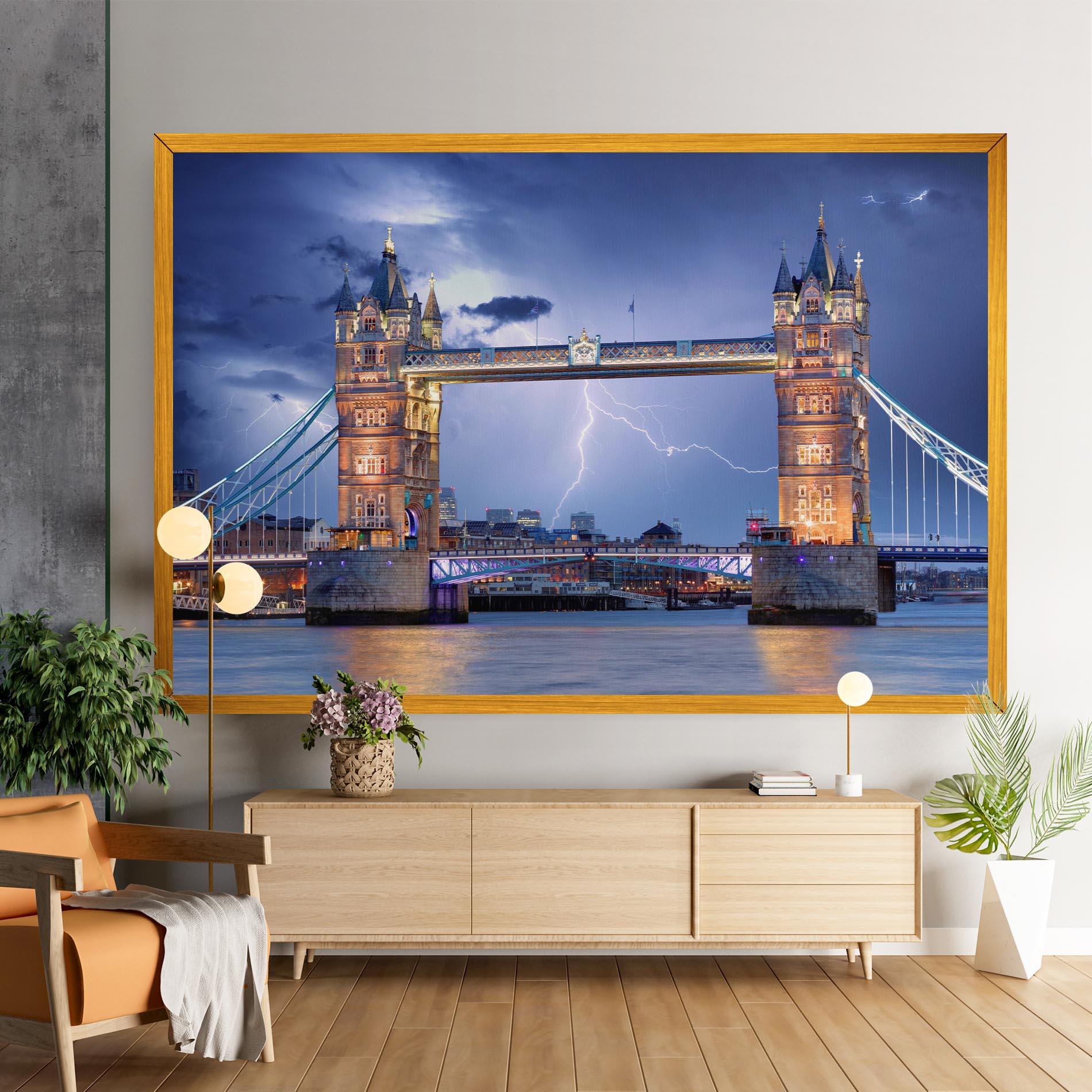 Vászonkép London Tower Bridge mockup 9