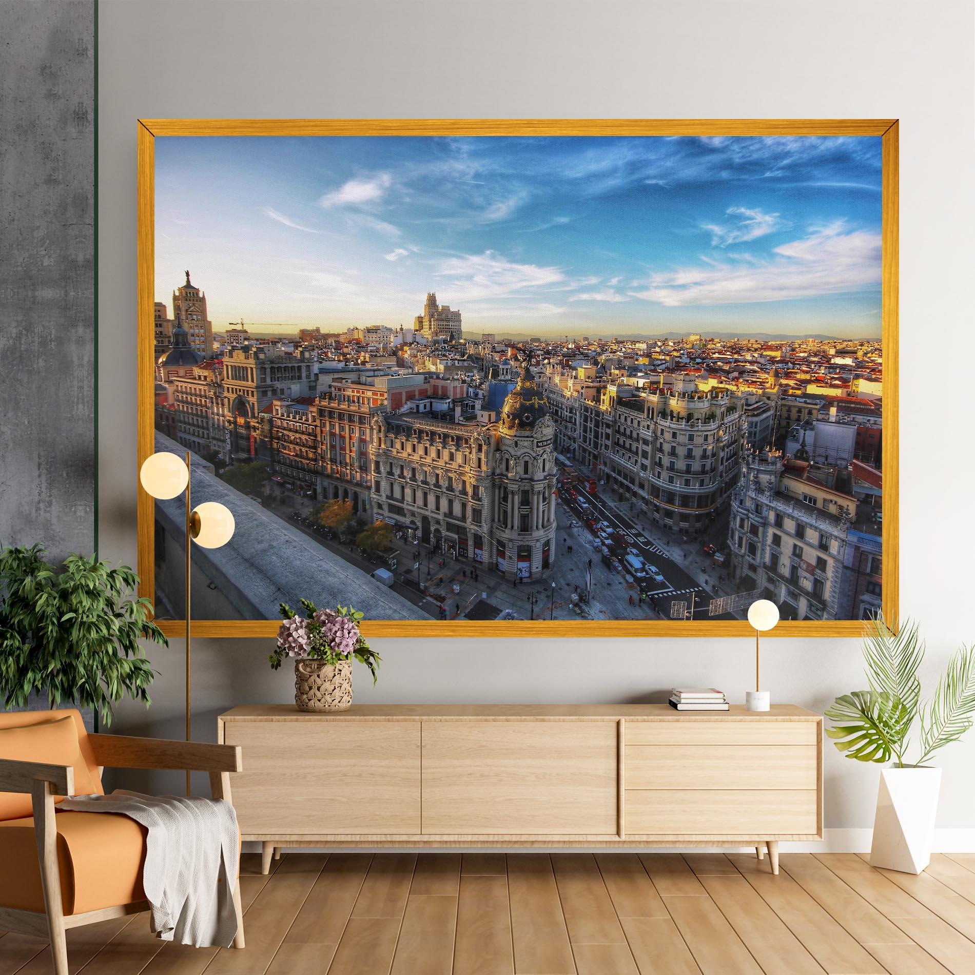 Vászonkép Madrid View mockup 9