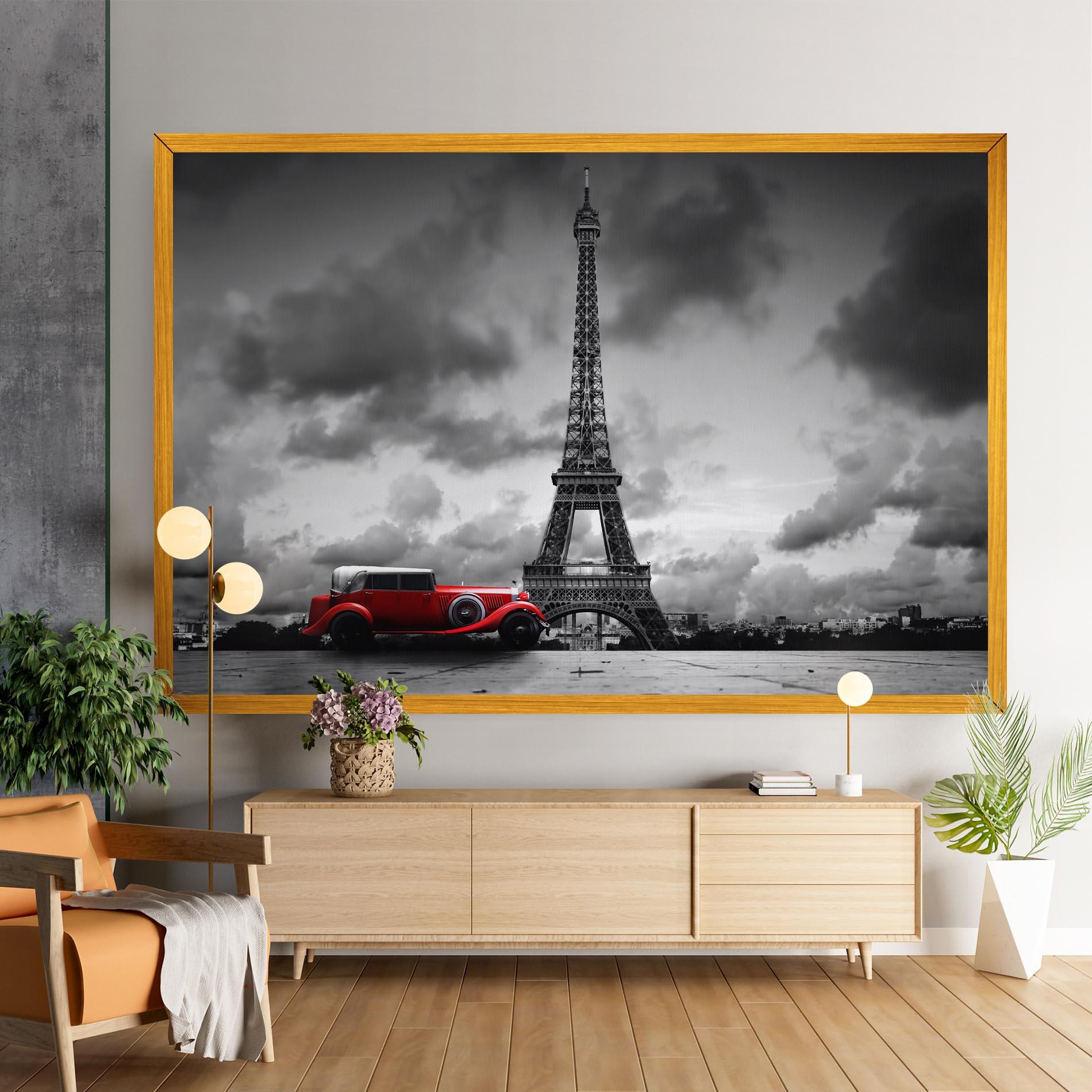 Vászonkép Vintage Paris mockup 9