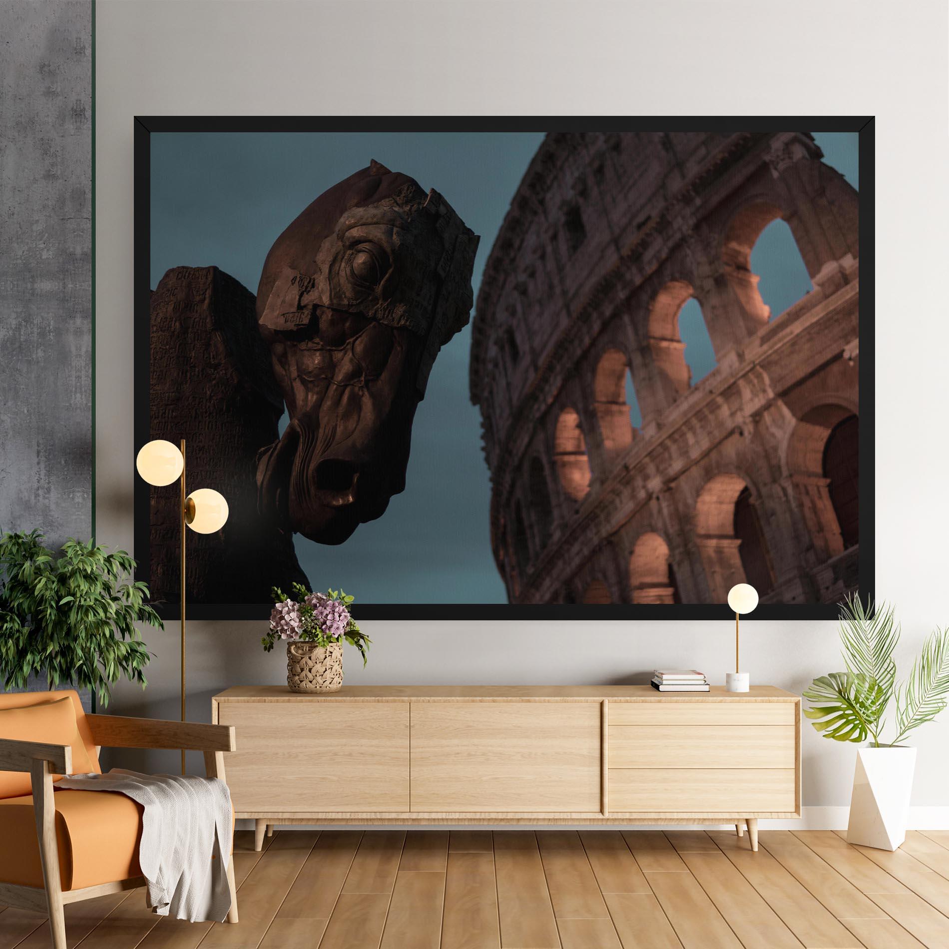 Vászonkép Colosseum Horse mockup 9