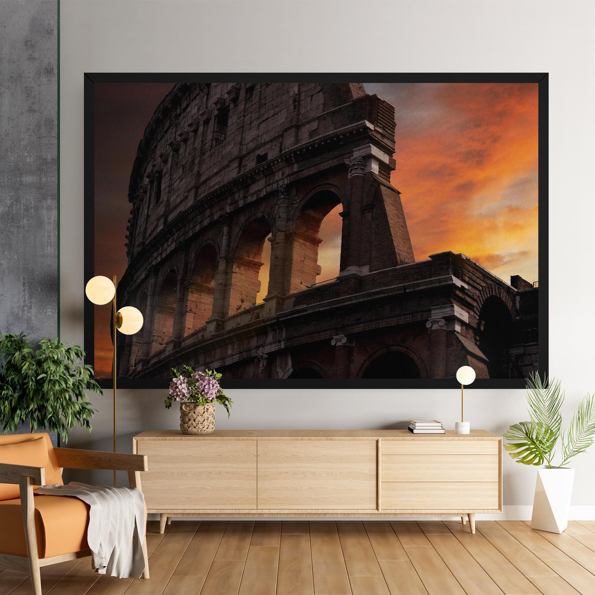 Vászonkép Colosseum Sunset mockup 9