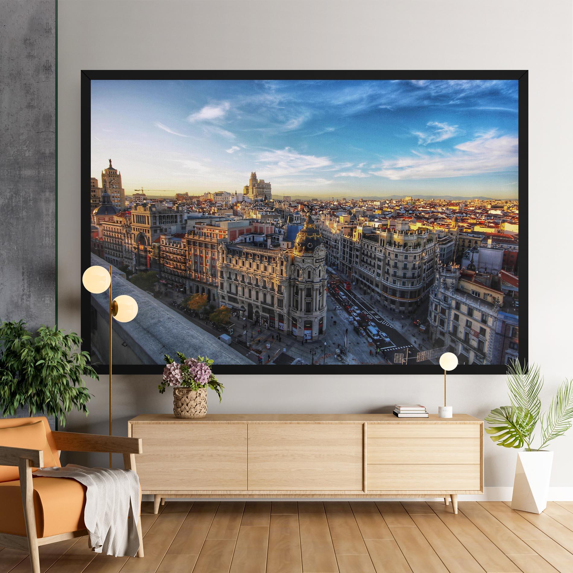 Vászonkép Madrid View mockup 9