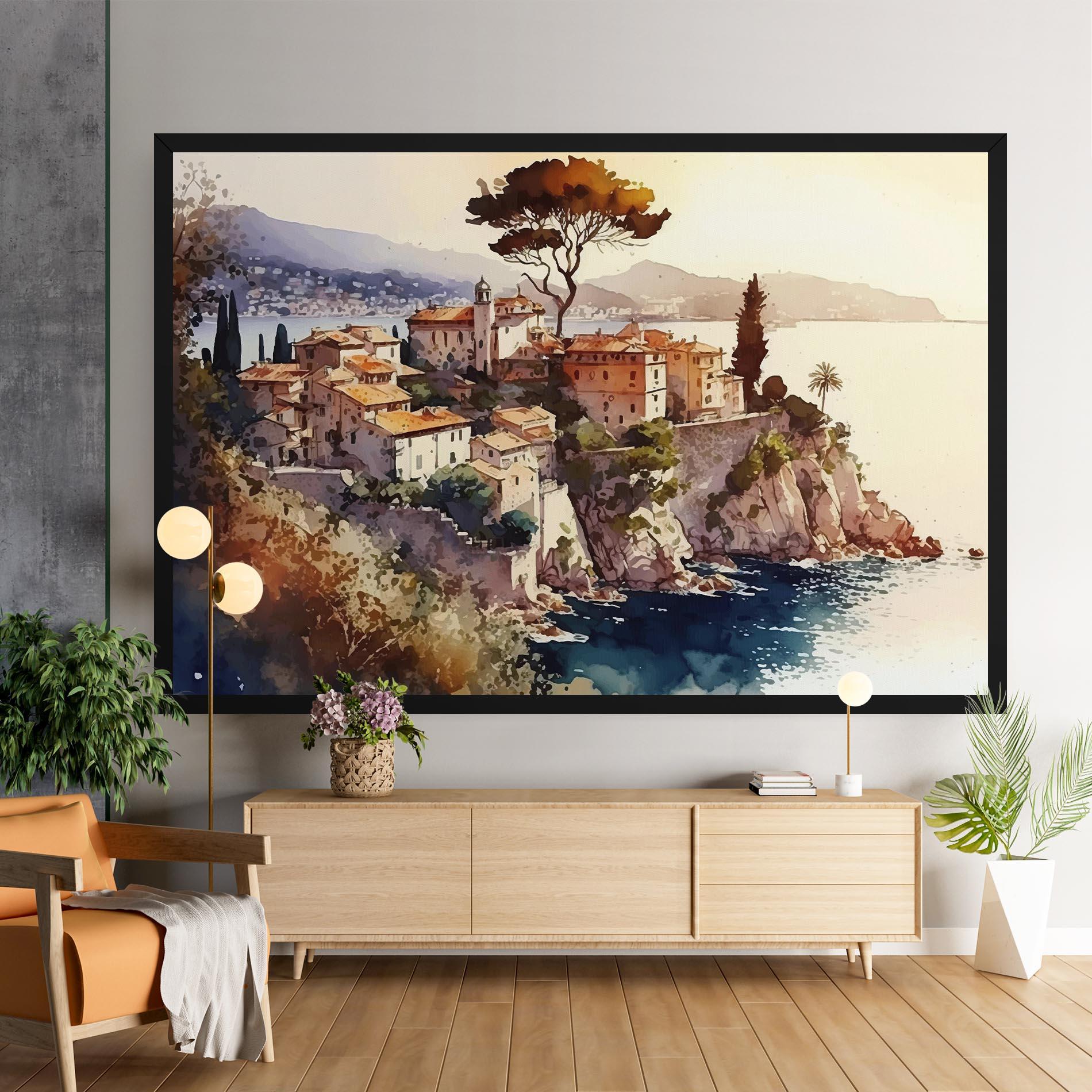 Vászonkép Stunning View Painting mockup 9