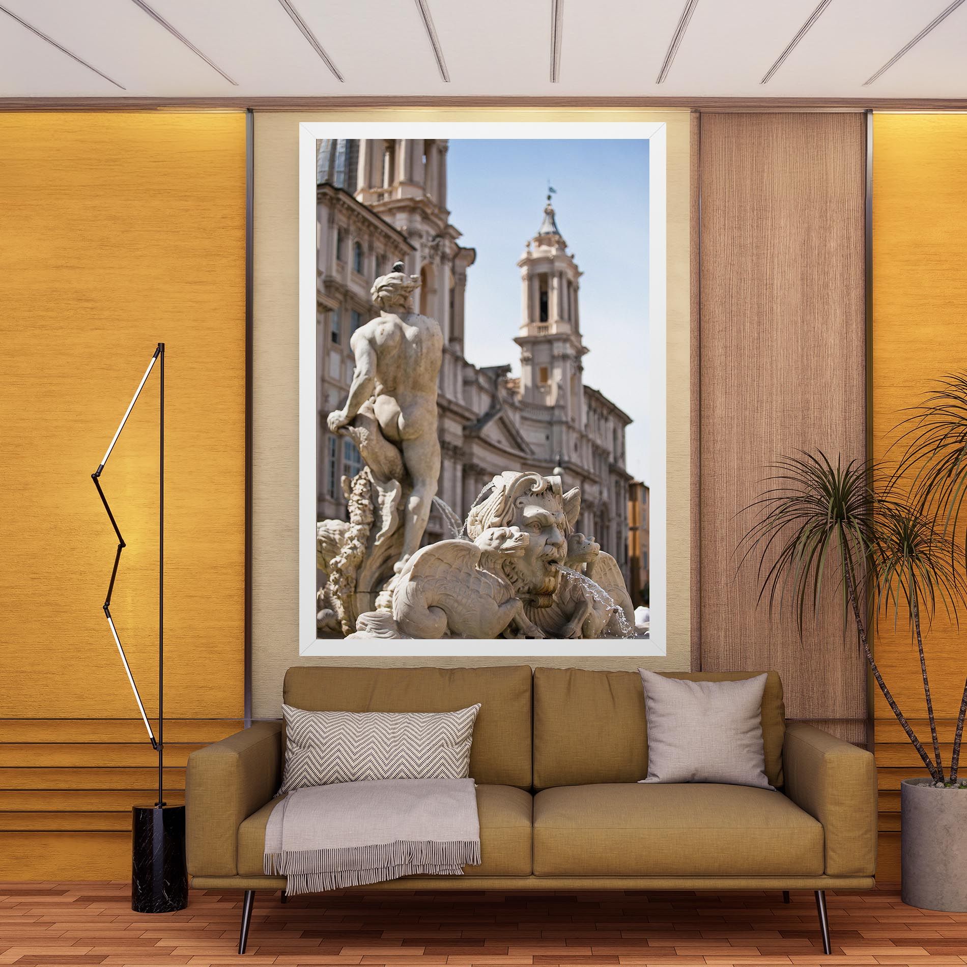 Baroque Statue Italy mockup 9