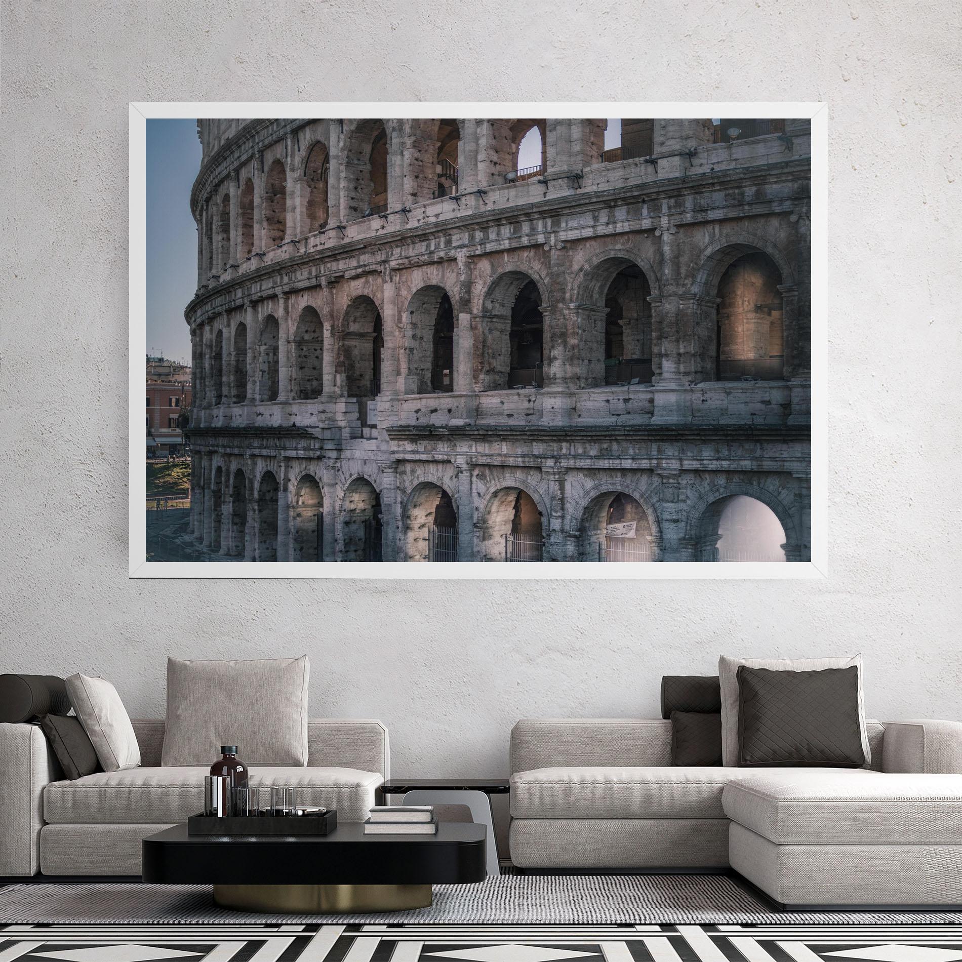 Vászonkép Colosseum Roma mockup 2