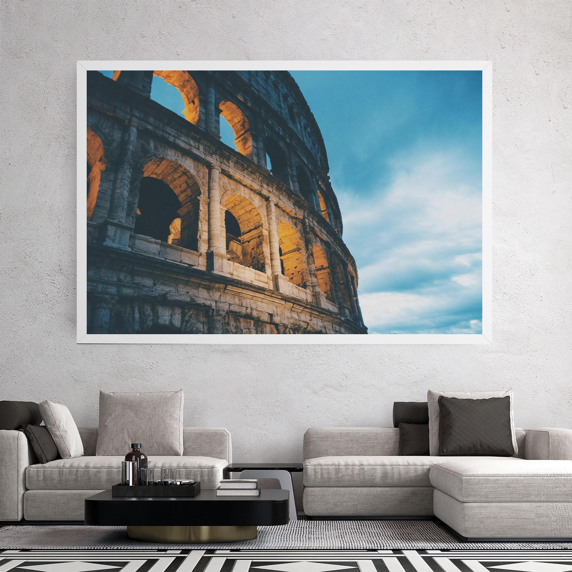 Vászonkép Shadow Colosseum mockup 2