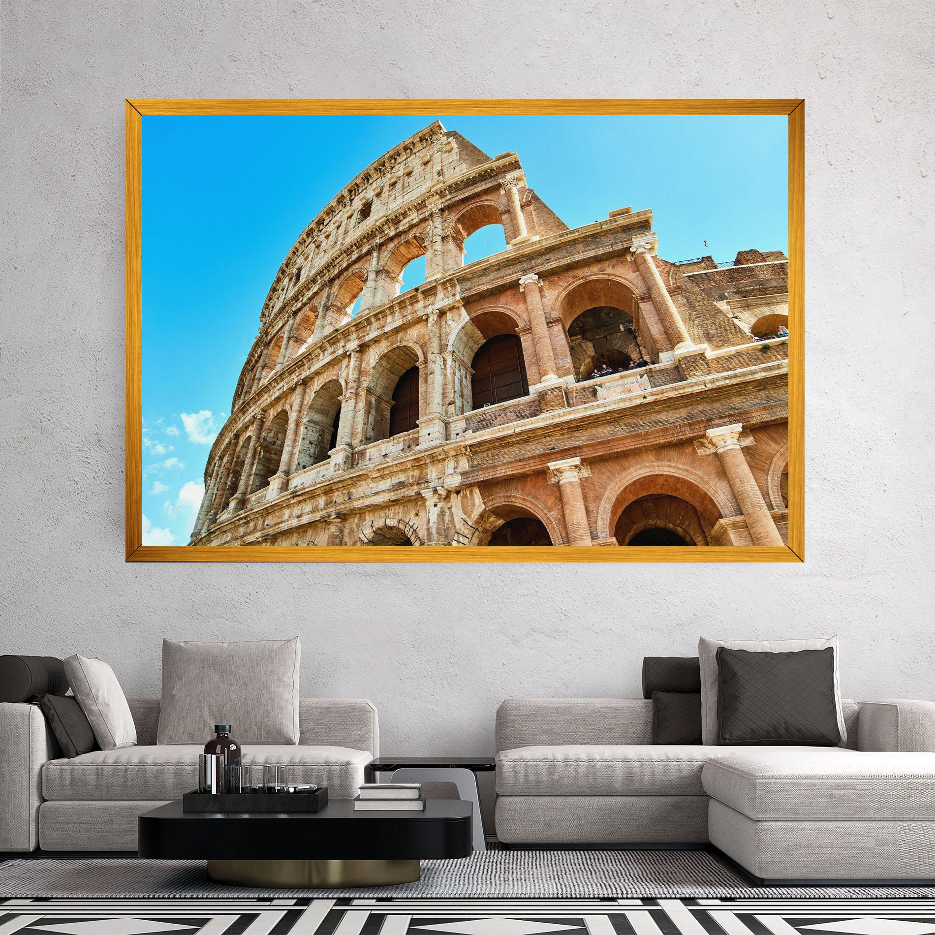Vászonkép Close Colosseum mockup 2