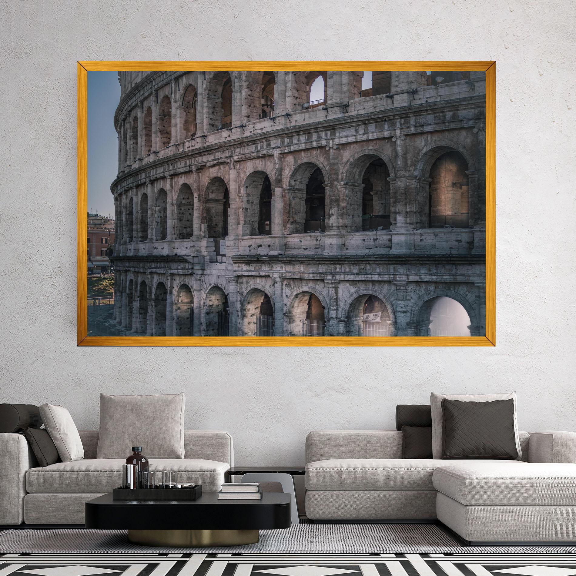 Vászonkép Colosseum Roma mockup 2