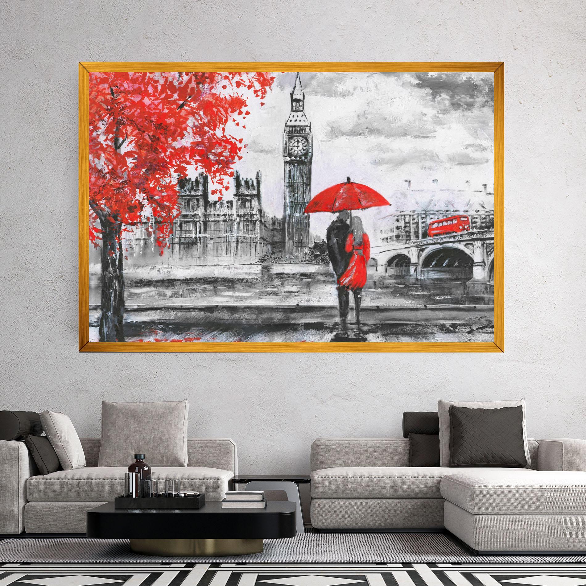 Vászonkép London Love mockup 2