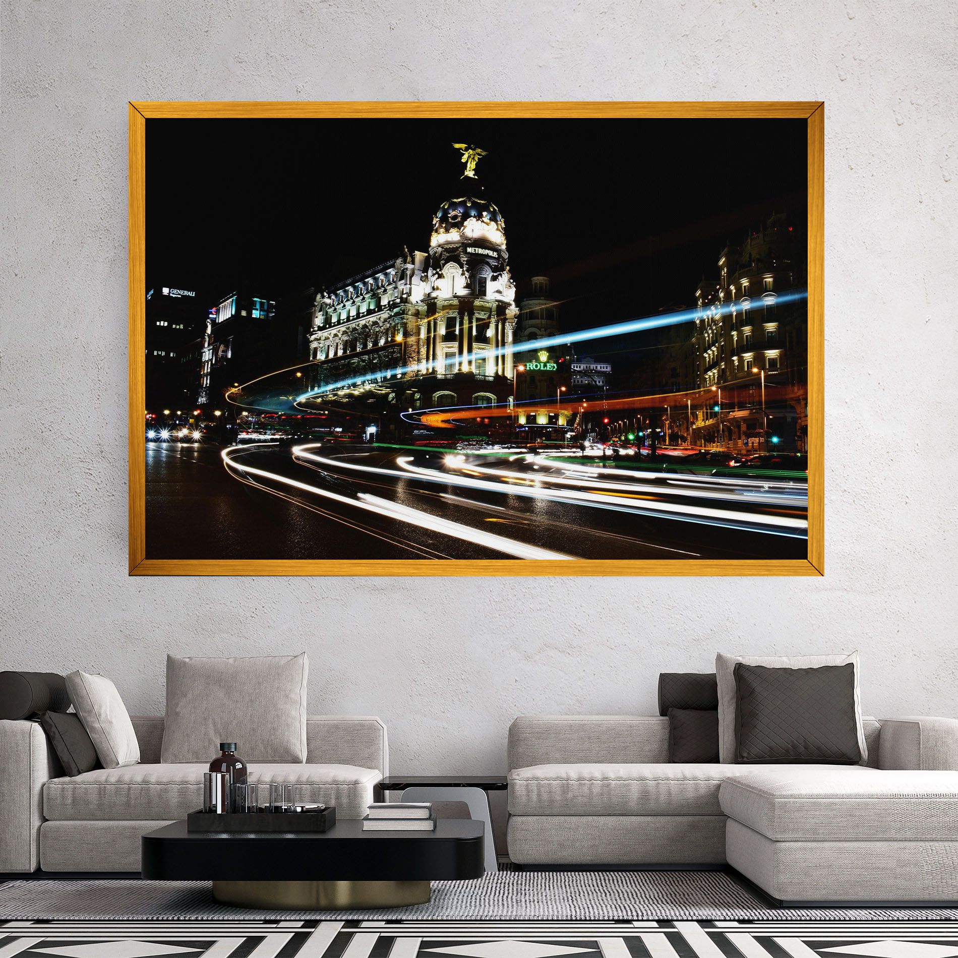 Madrid At Night mockup 2