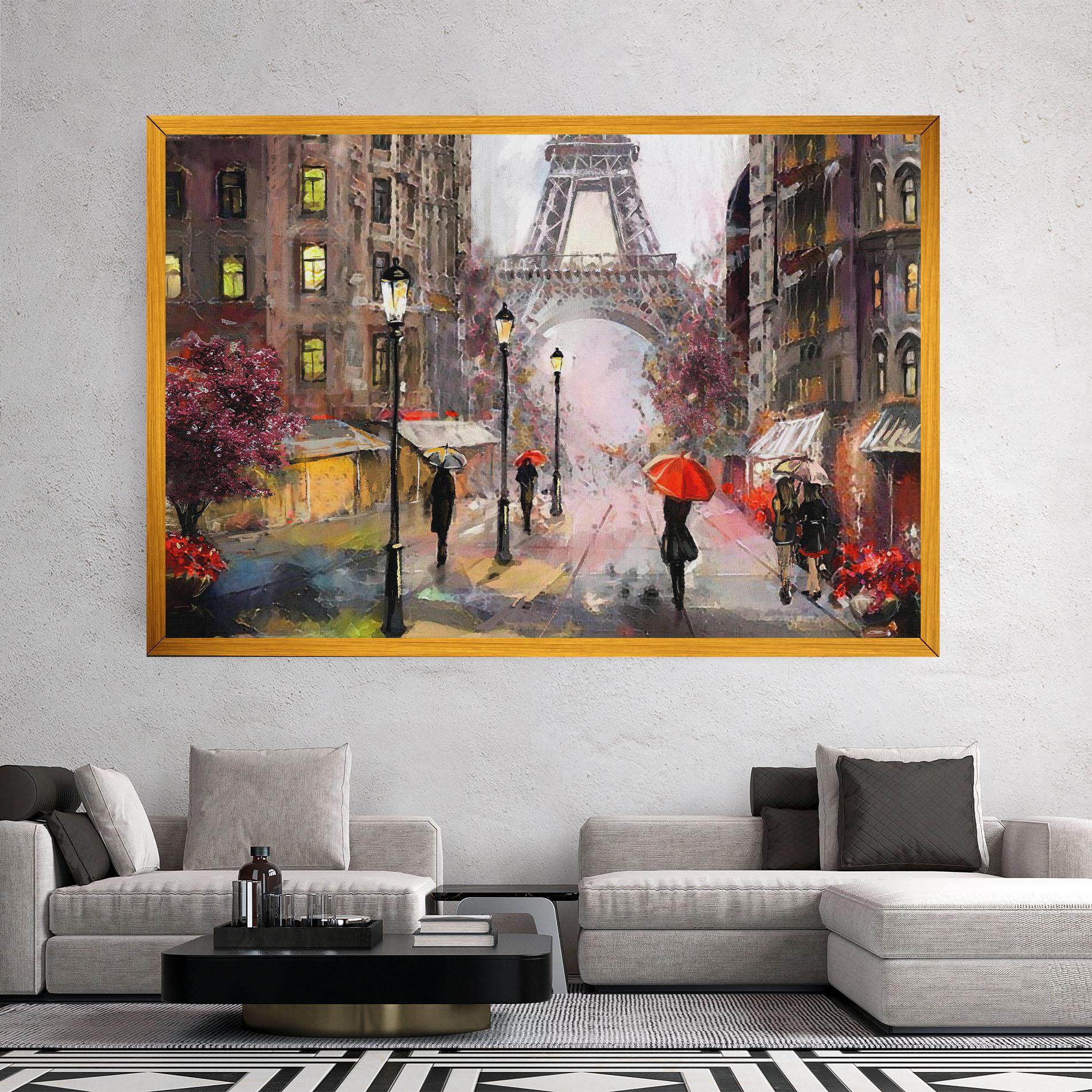 Vászonkép Paris Colours mockup 2