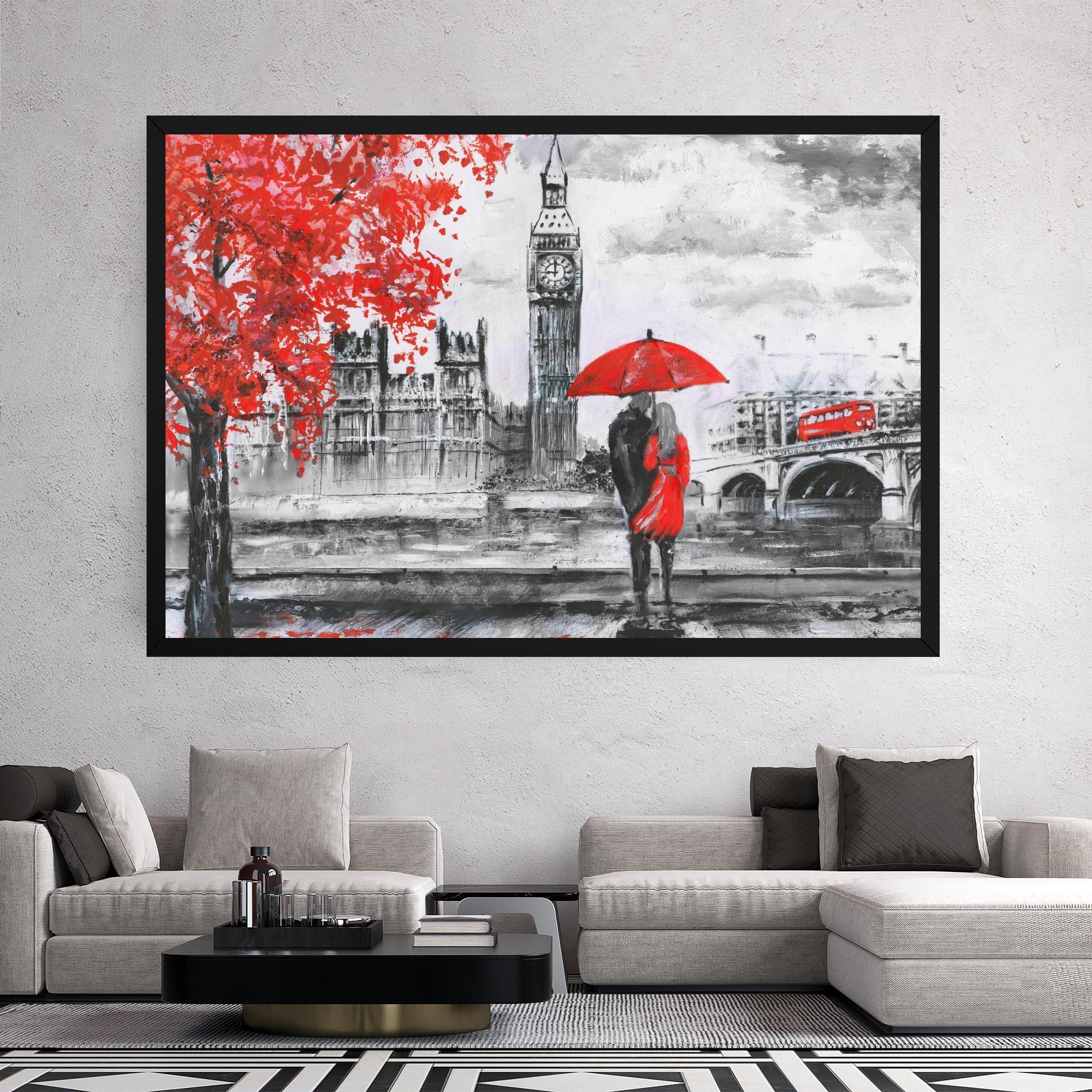 Vászonkép London Love mockup 2