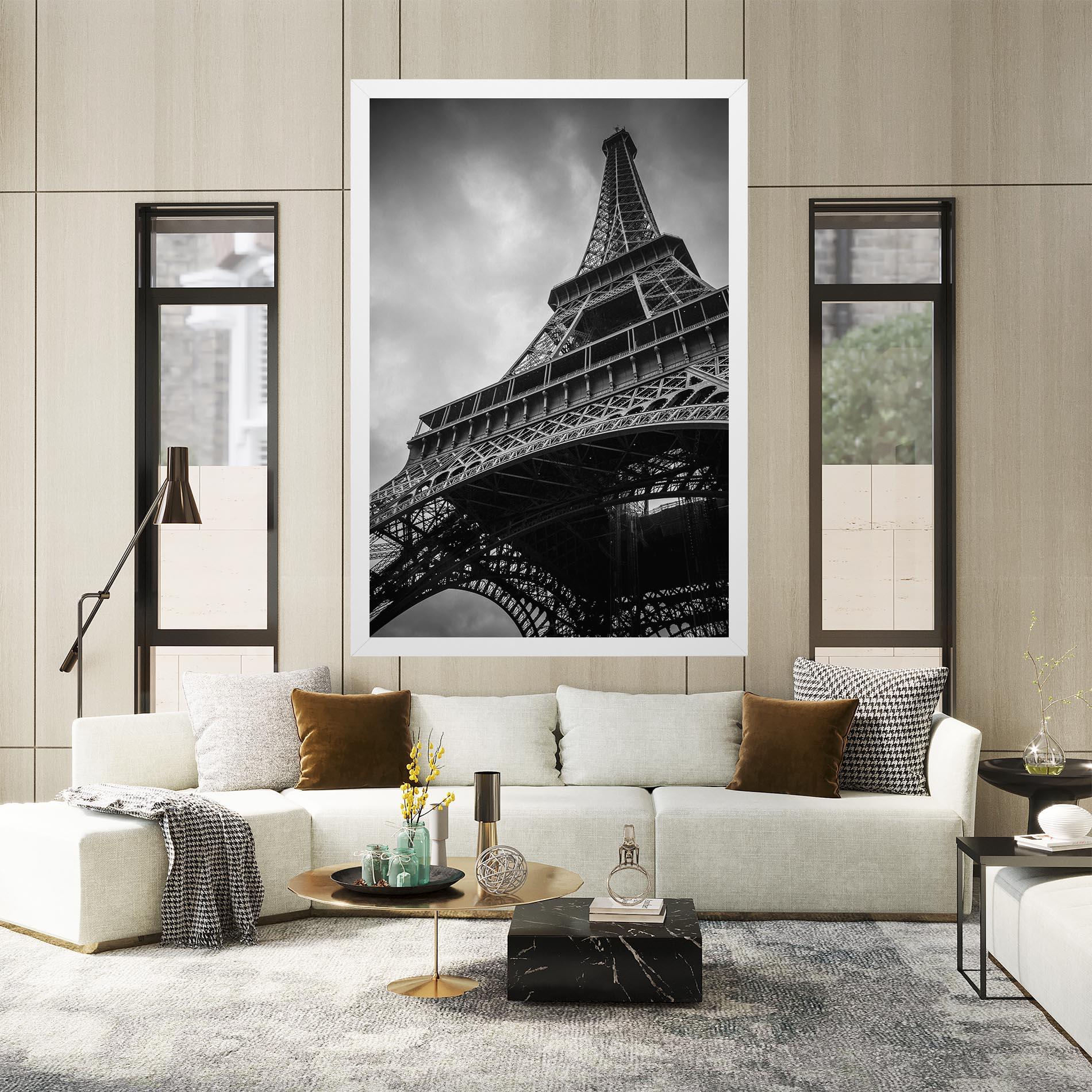 Vászonkép Eiffel Grey Tower mockup 2