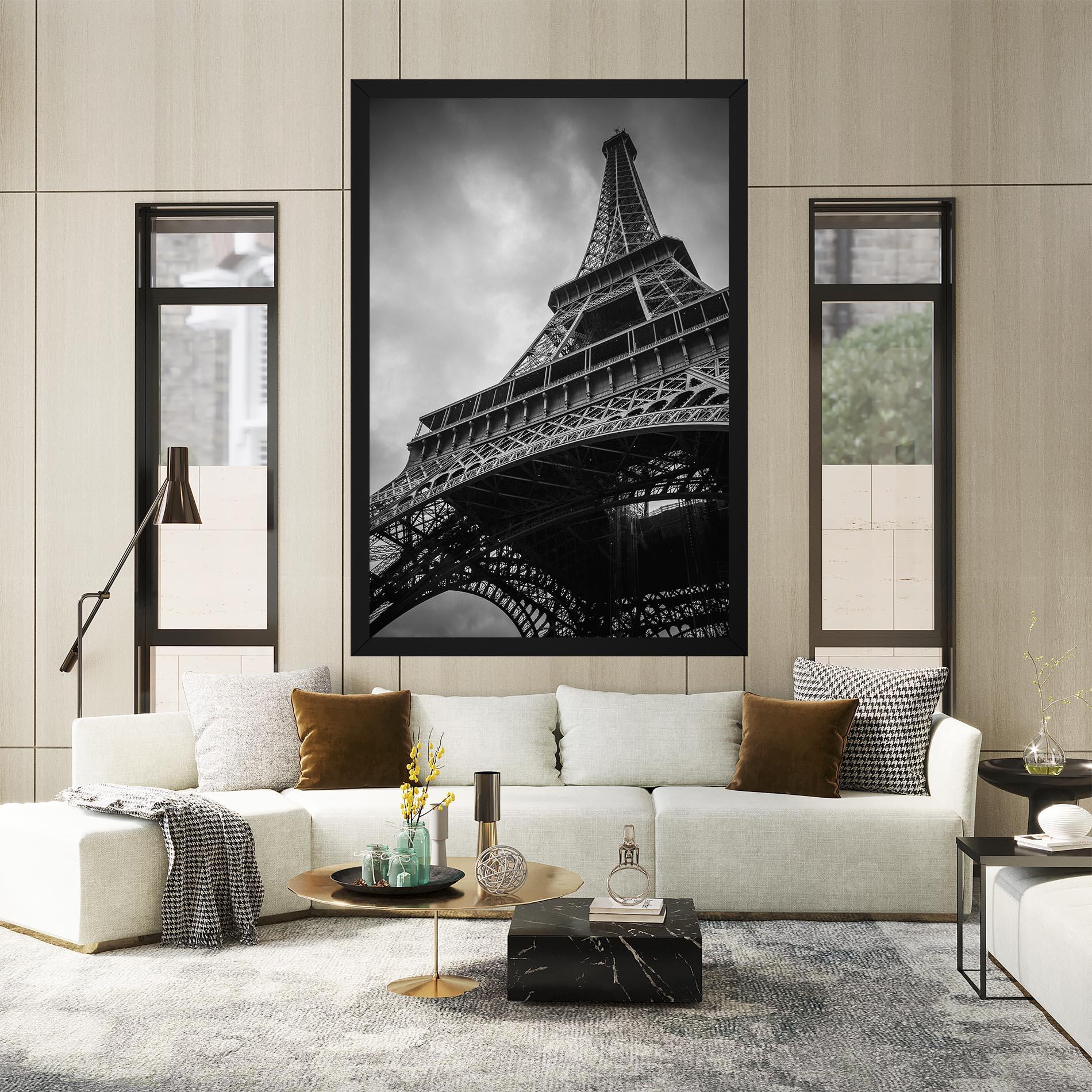 Vászonkép Eiffel Grey Tower mockup 2