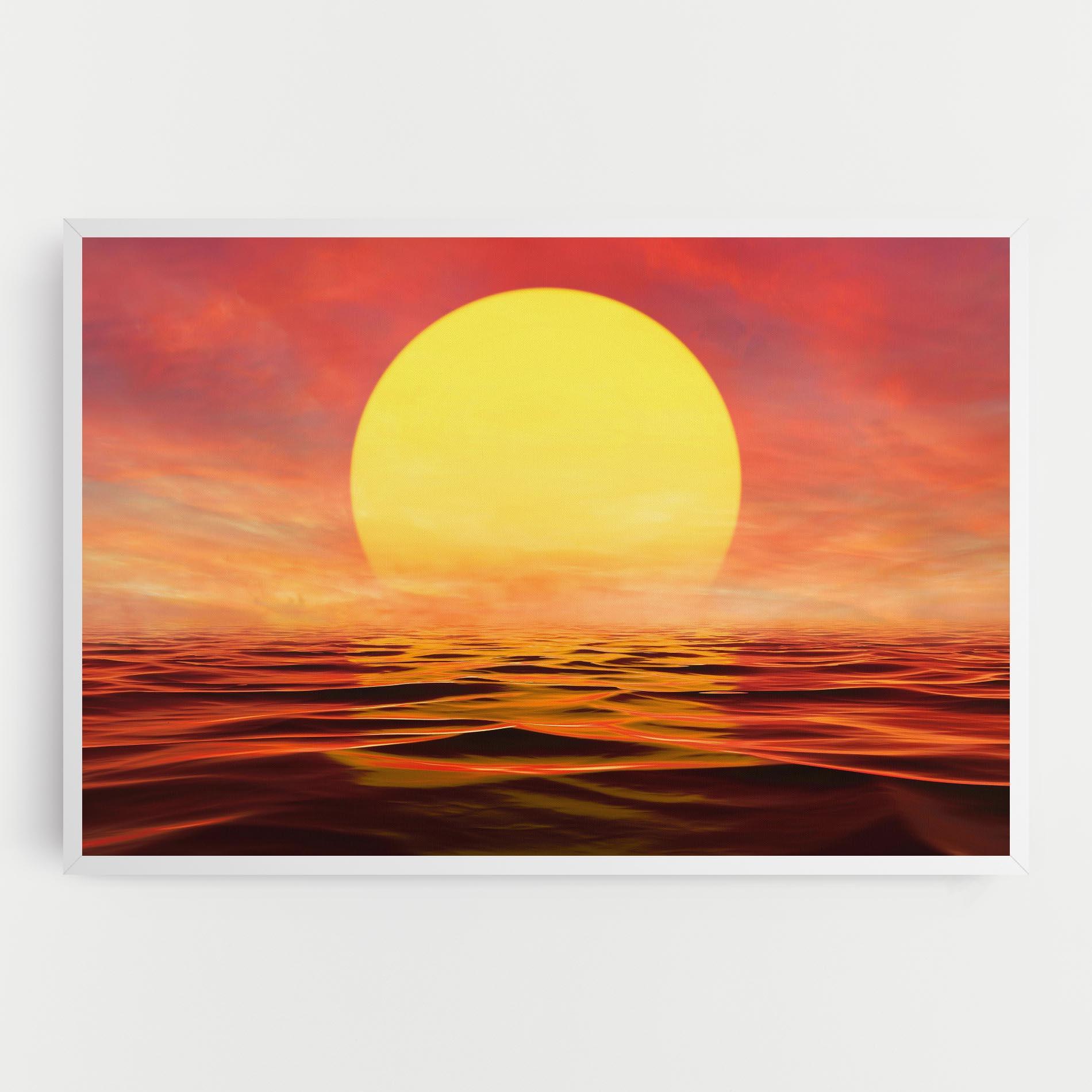 Vászonkép Clouds Reflection Sky mockup 0