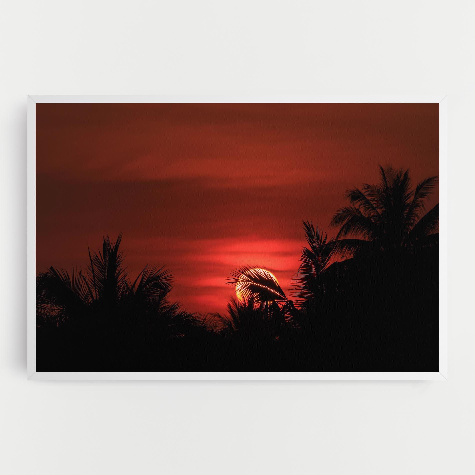 Coconuts Tree Sunset mockup 0